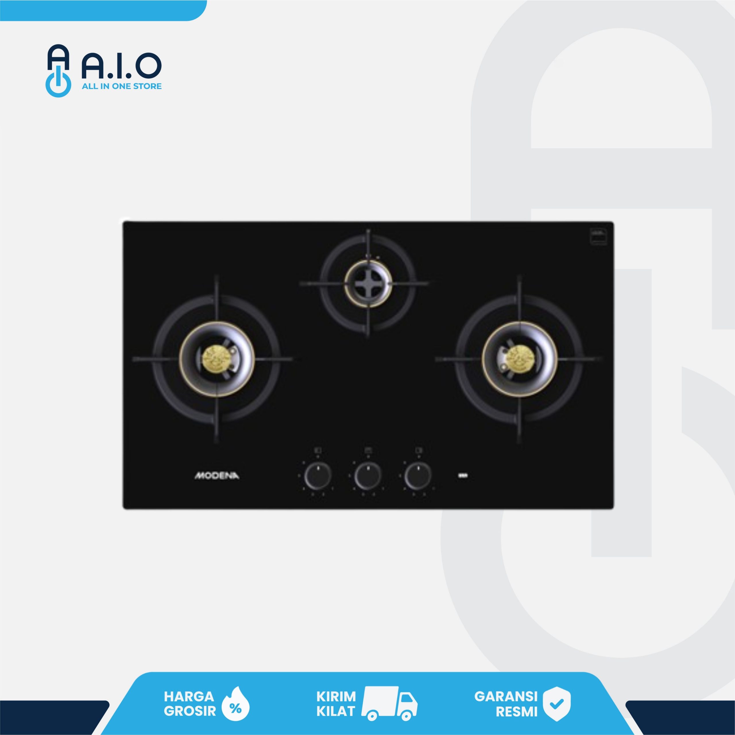 MODENA - KOMPOR TANAM 3 TUNGKU - BH 1735 BDBK