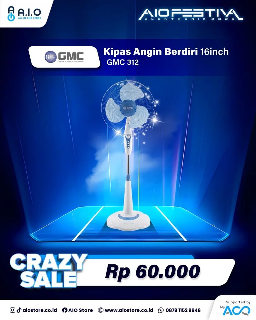 CRAZY SALE 3 CRAZY SALE 3 Crazy Sale mulai dari 60 ribuan aja hingga promo jutaan rupiah di AIO Festival Elektronik 2025