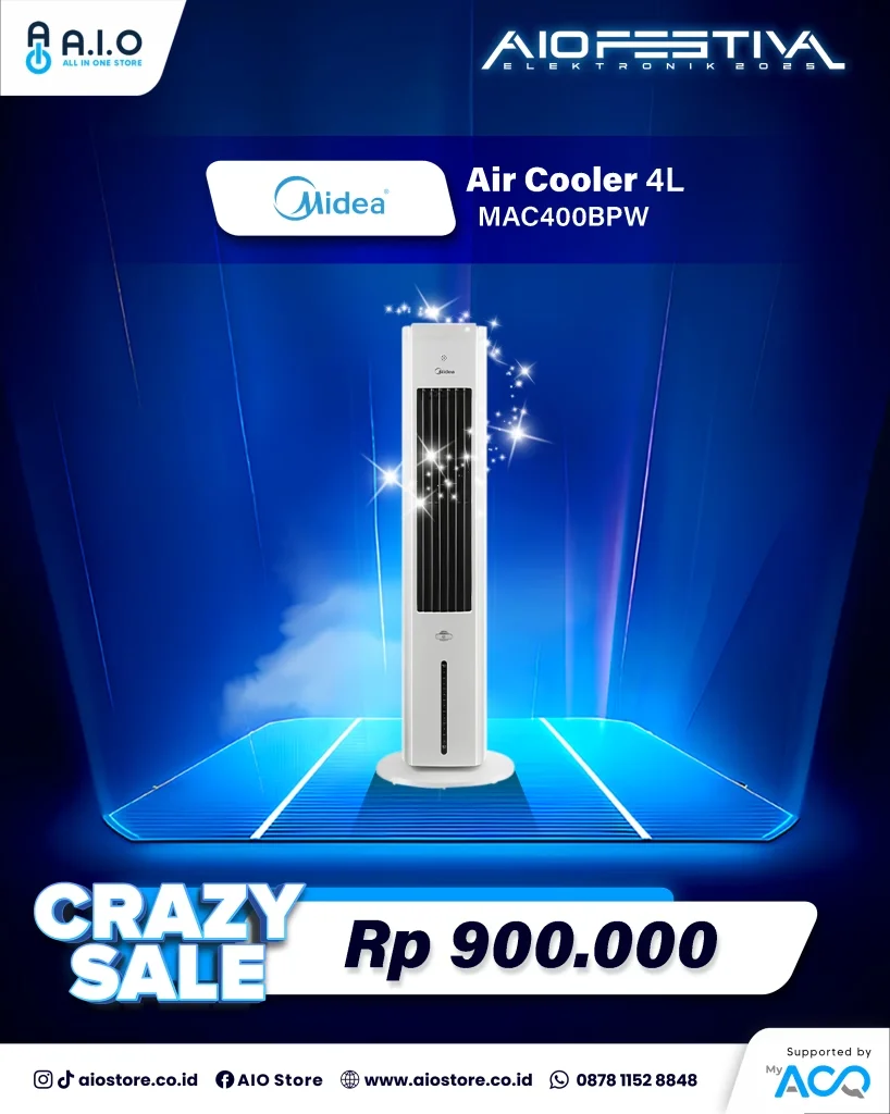 CRAZY SALE 4 CRAZY SALE 4 Crazy Sale mulai dari 60 ribuan aja hingga promo jutaan rupiah di AIO Festival Elektronik 2025