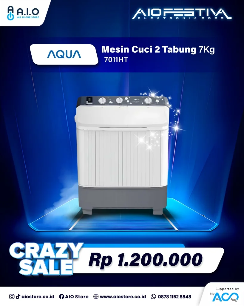 CRAZY SALE 5 CRAZY SALE 5 Crazy Sale mulai dari 60 ribuan aja hingga promo jutaan rupiah di AIO Festival Elektronik 2025