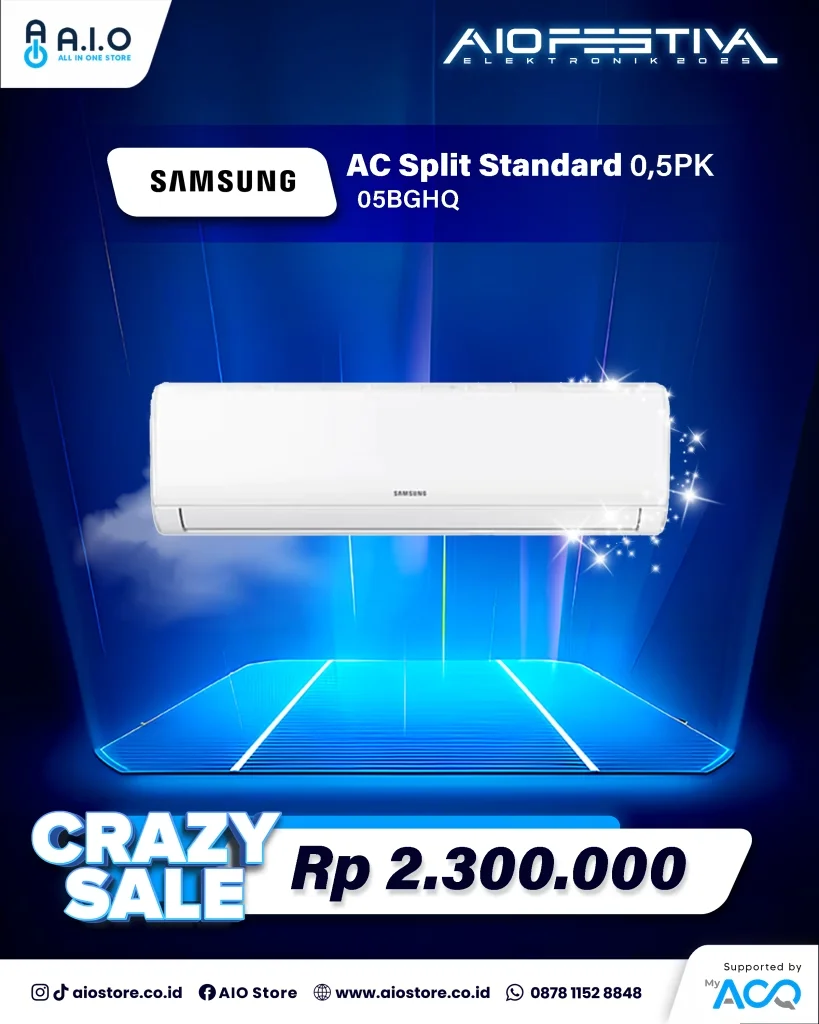 CRAZY SALE 8 CRAZY SALE 8 Crazy Sale mulai dari 60 ribuan aja hingga promo jutaan rupiah di AIO Festival Elektronik 2025