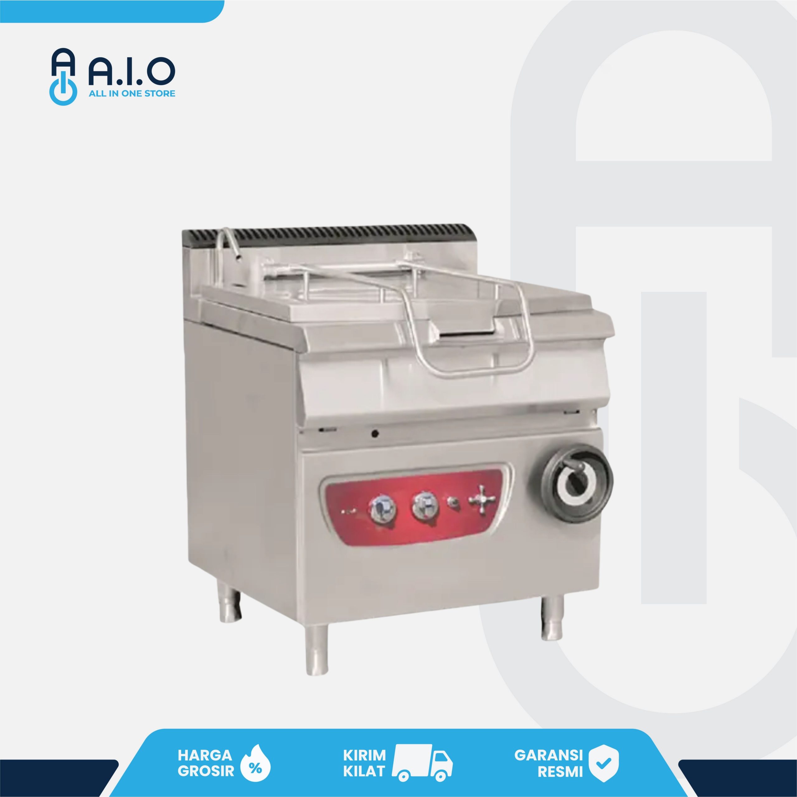 CROWN - GAS STYLE TILTING PAN 80 LITER - E RCG 900