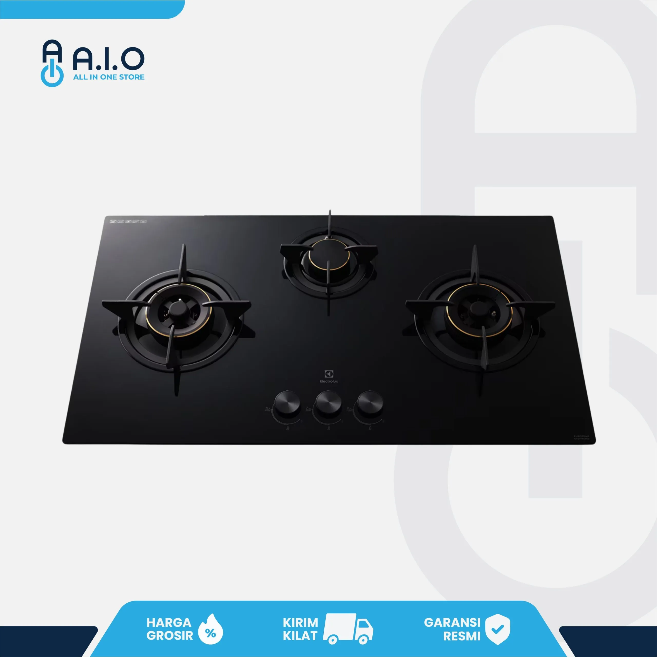 ELECTROLUX - KOMPOR TANAM 3 TUNGKU - EHG9330BE 1 ELECTROLUX - KOMPOR TANAM 3 TUNGKU - EHG9330BE