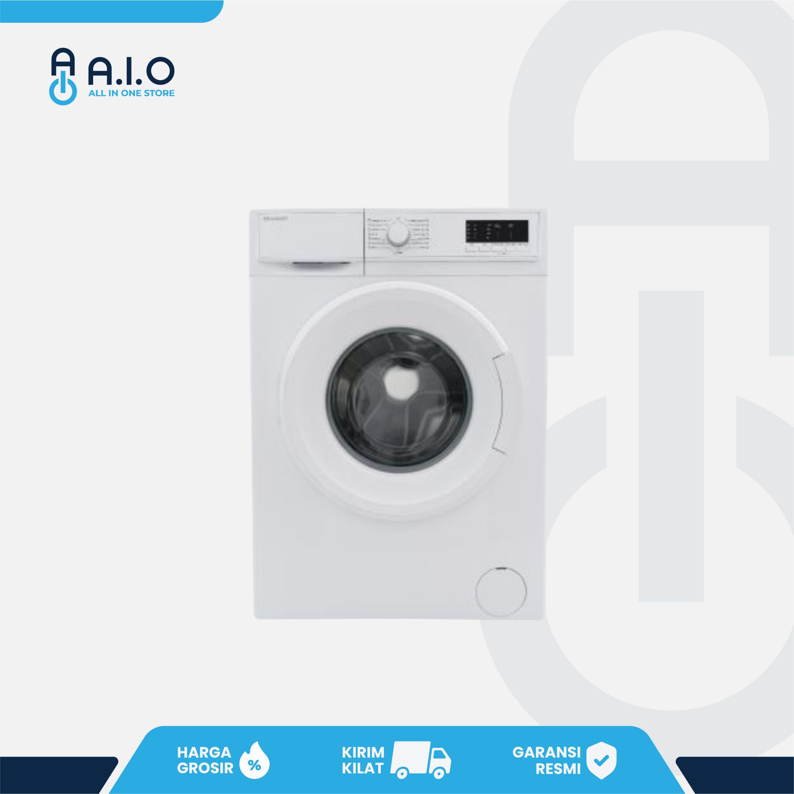 SHARP - MESIN CUCI FRONT LOADING 7 KG - ES FL1072B 1 SHARP - MESIN CUCI FRONT LOADING 7 KG - ES FL1072B