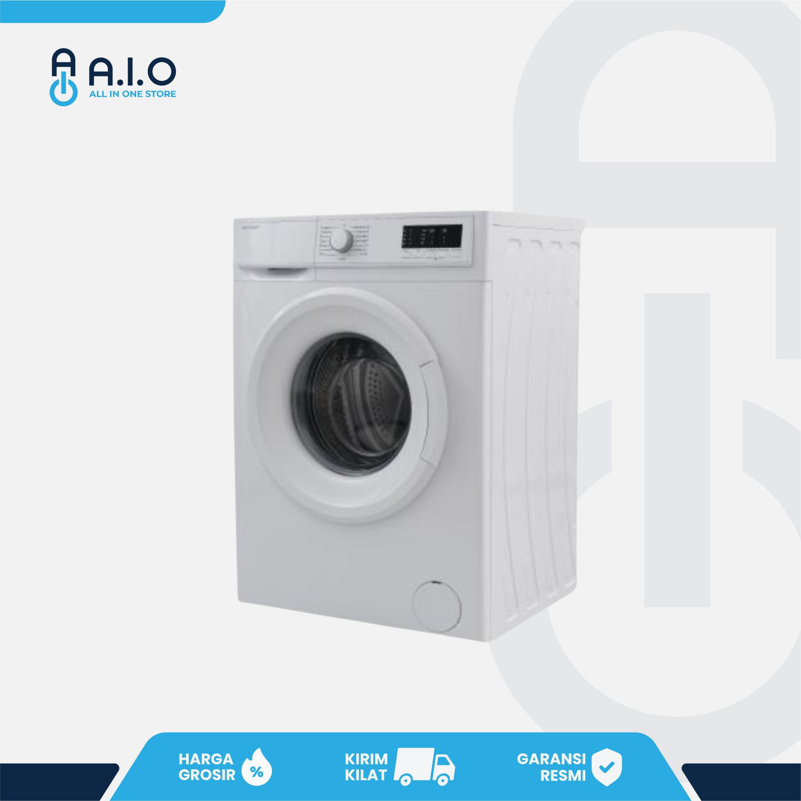 SHARP - MESIN CUCI FRONT LOADING 7 KG - ES FL1072B 2 SHARP - MESIN CUCI FRONT LOADING 7 KG - ES FL1072B - Gambar 2