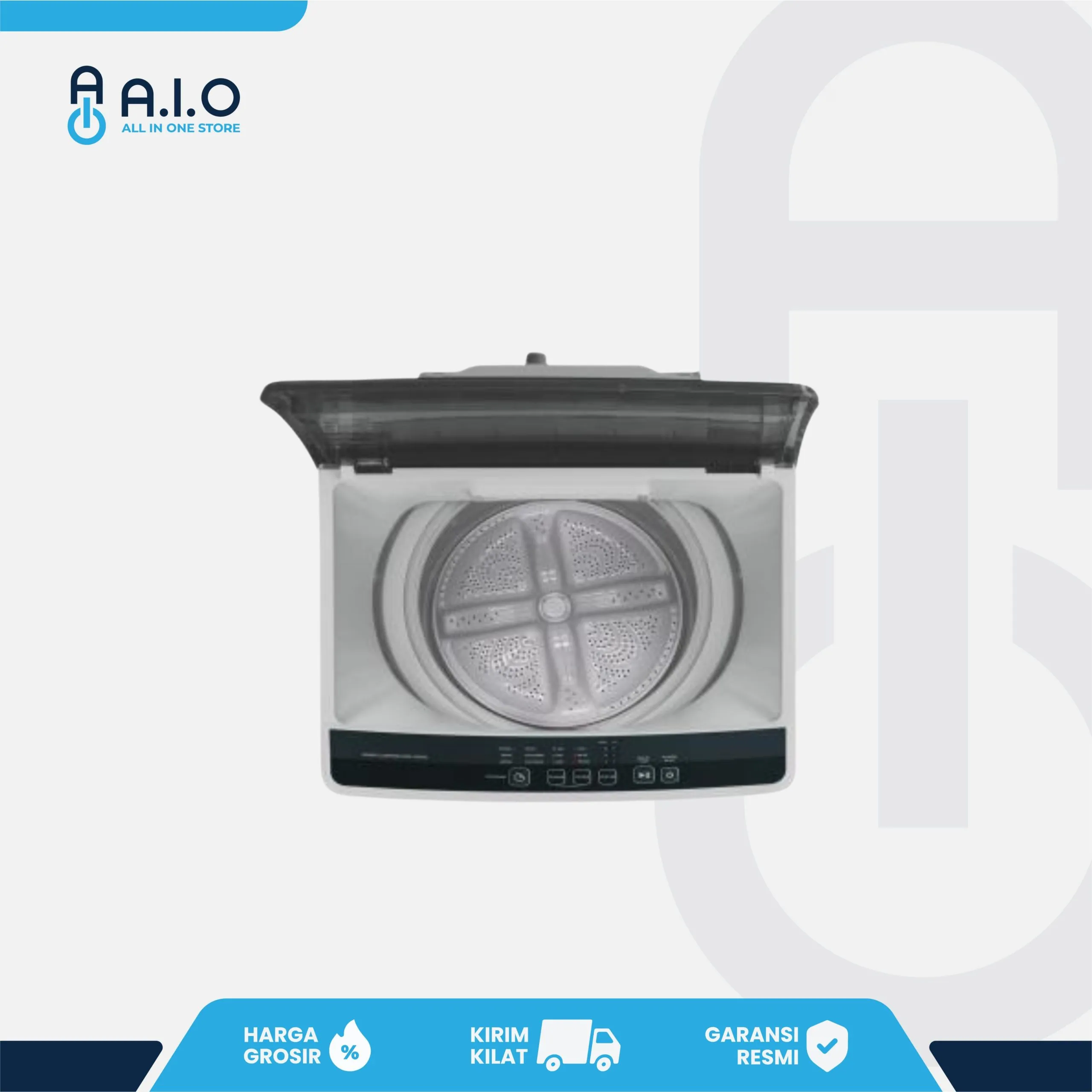 SHARP - MESIN CUCI TOP LOADING 8 KG - ES M8000P GG 4 SHARP - MESIN CUCI TOP LOADING 8 KG - ES M8000P GG - Gambar 4