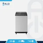 ES M9000T GG FRONT SHARP - MESIN CUCI TOP LOADING 9 KG - ES M9000T GG