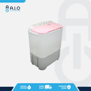 SHARP - MESIN CUCI 2 TABUNG 7 KG - ES T70MW PK