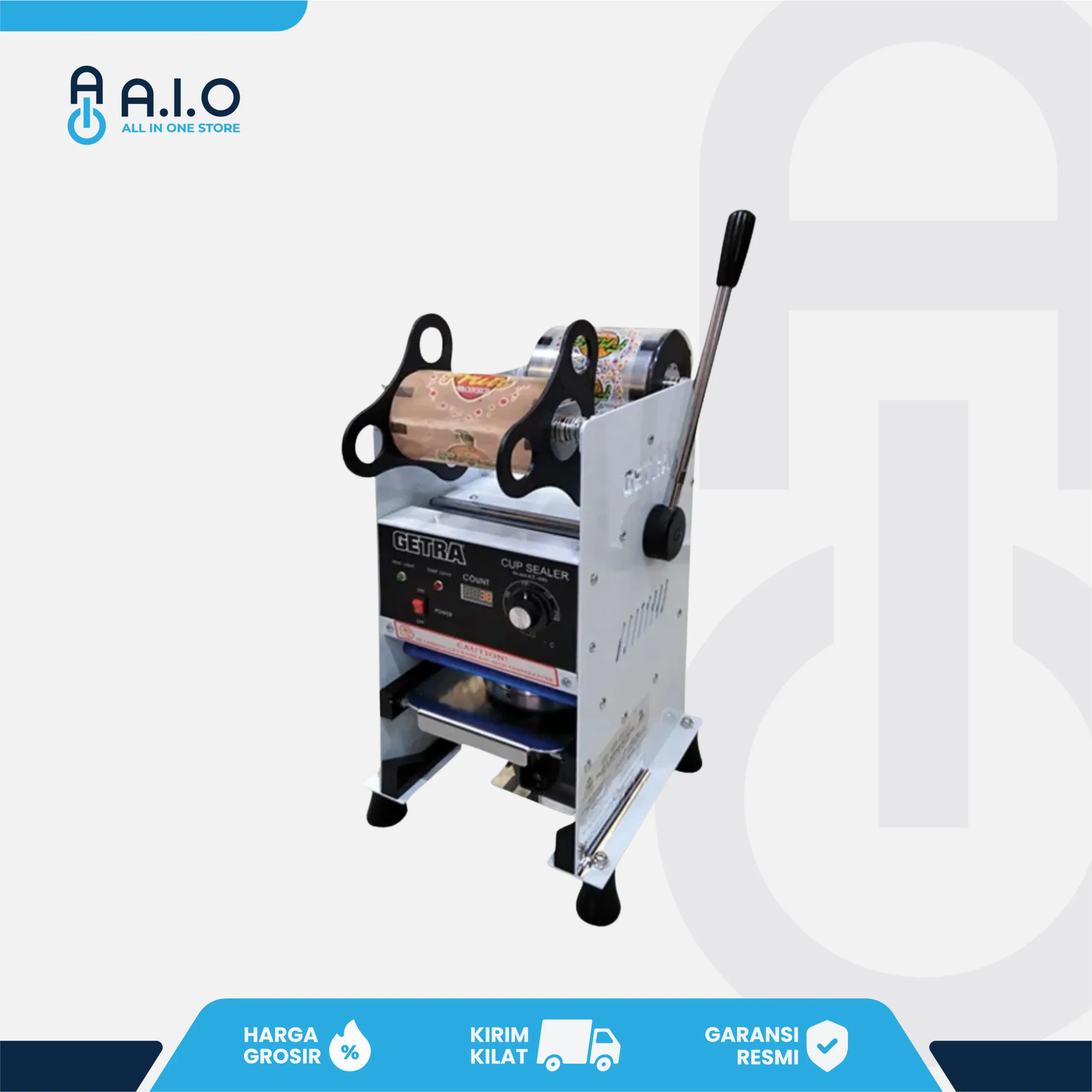 GETRA - CUP SEALER MANUAL - ET D8SM