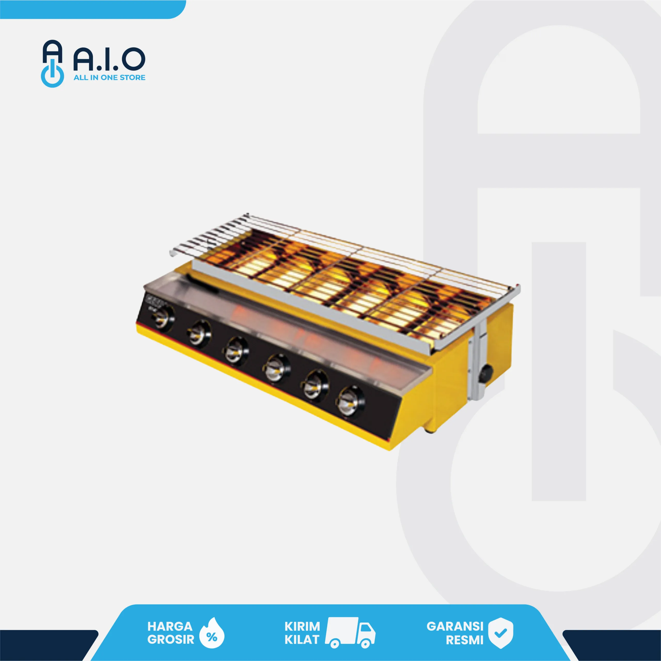 GETRA - GRILLER 6 BURNER - ET K233