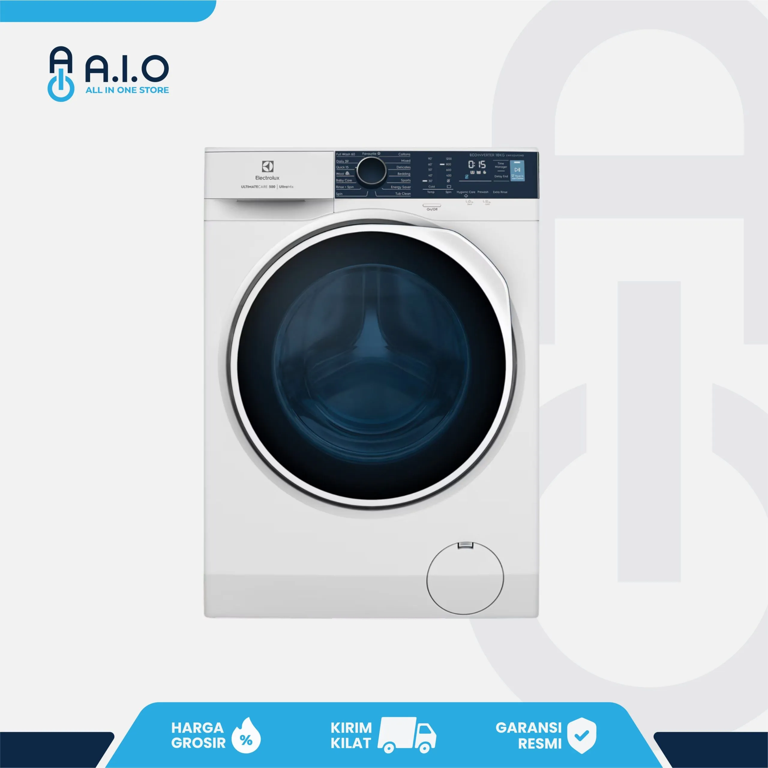 ELECTROLUX - MESIN CUCI FRONT LOADING 10 KG - EWF1024P5WB