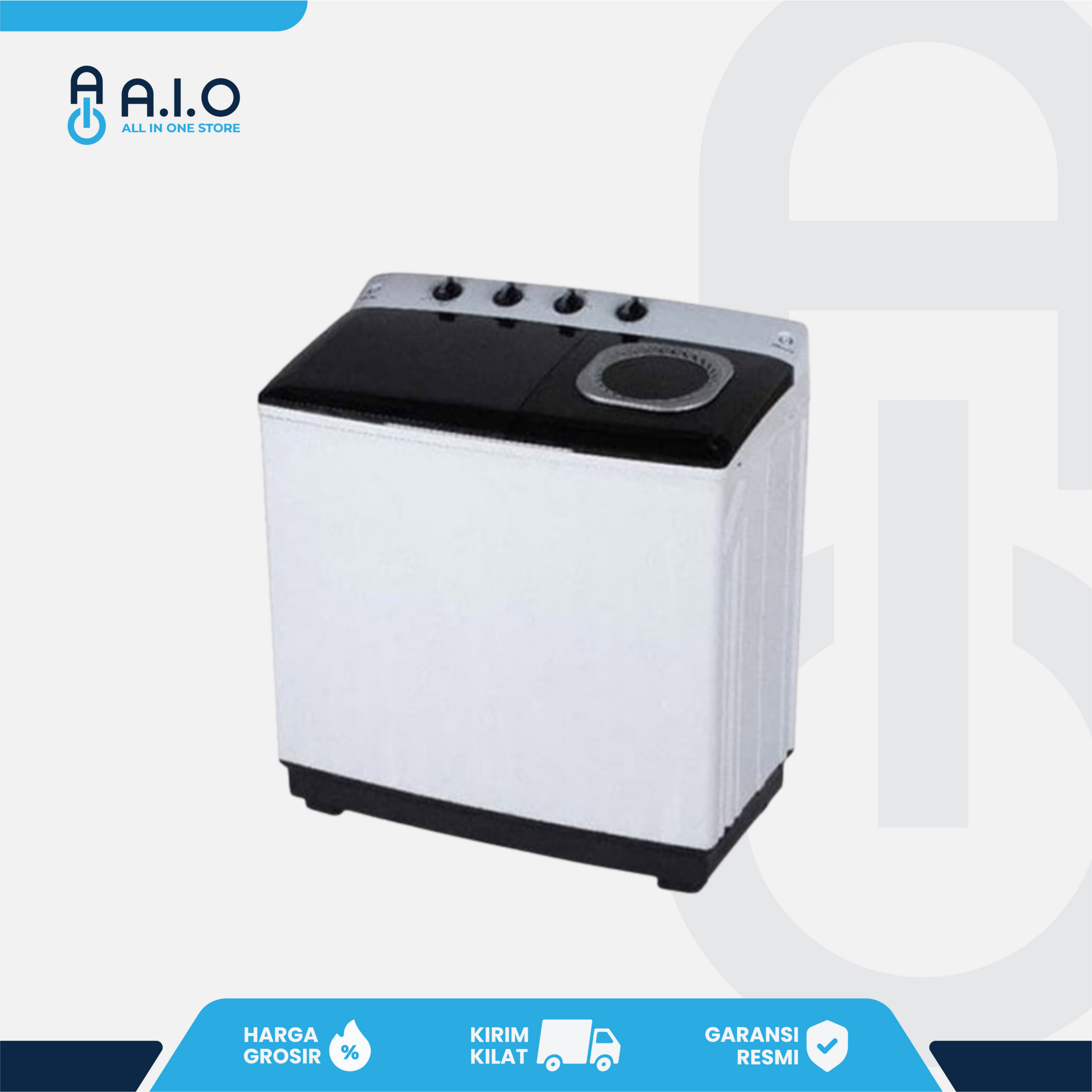 ELECTROLUX - MESIN CUCI 2 TABUNG 7 KG - EWS87261WA