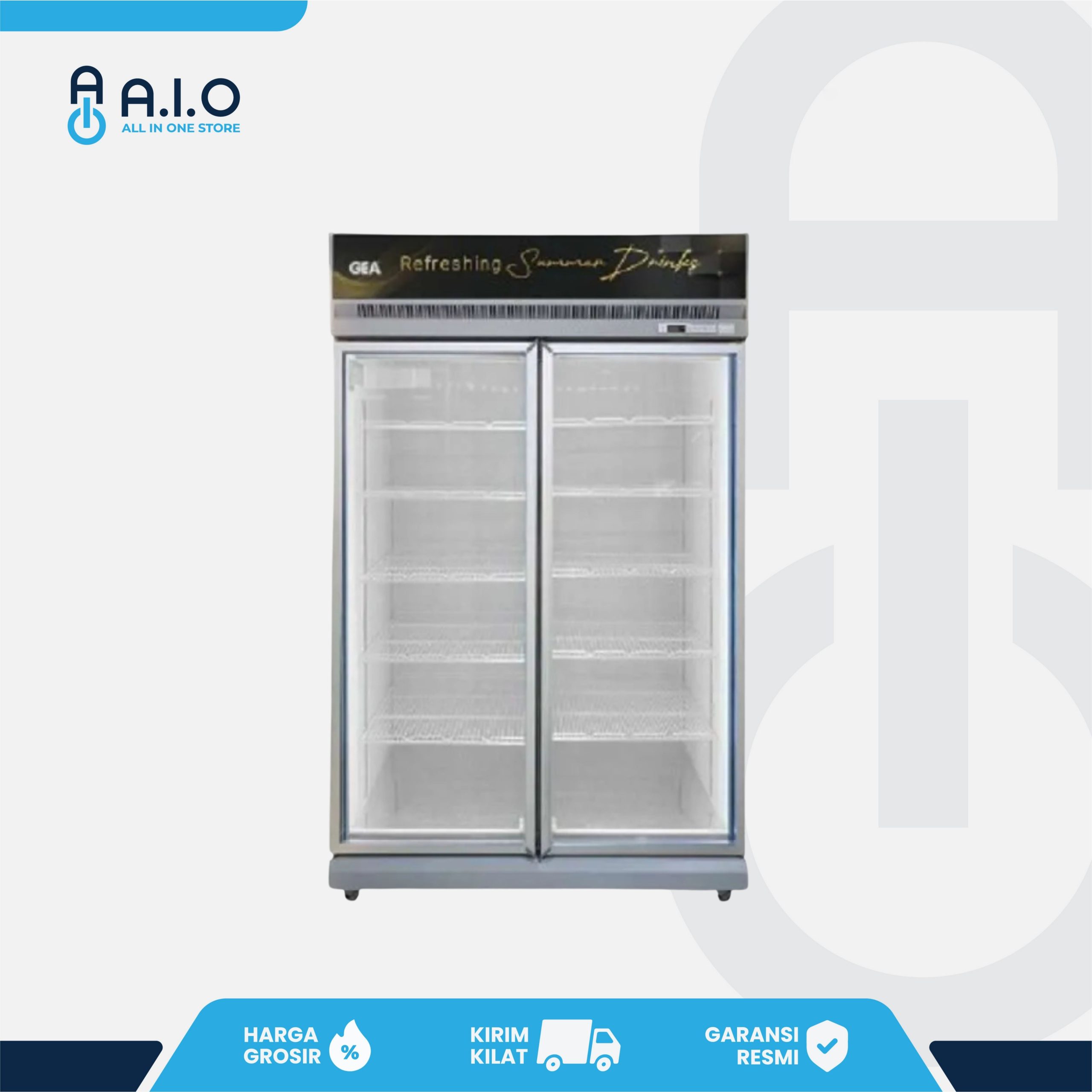 GEA - SHOWCASE 2 PINTU 1195 L - EXPO 1200IC