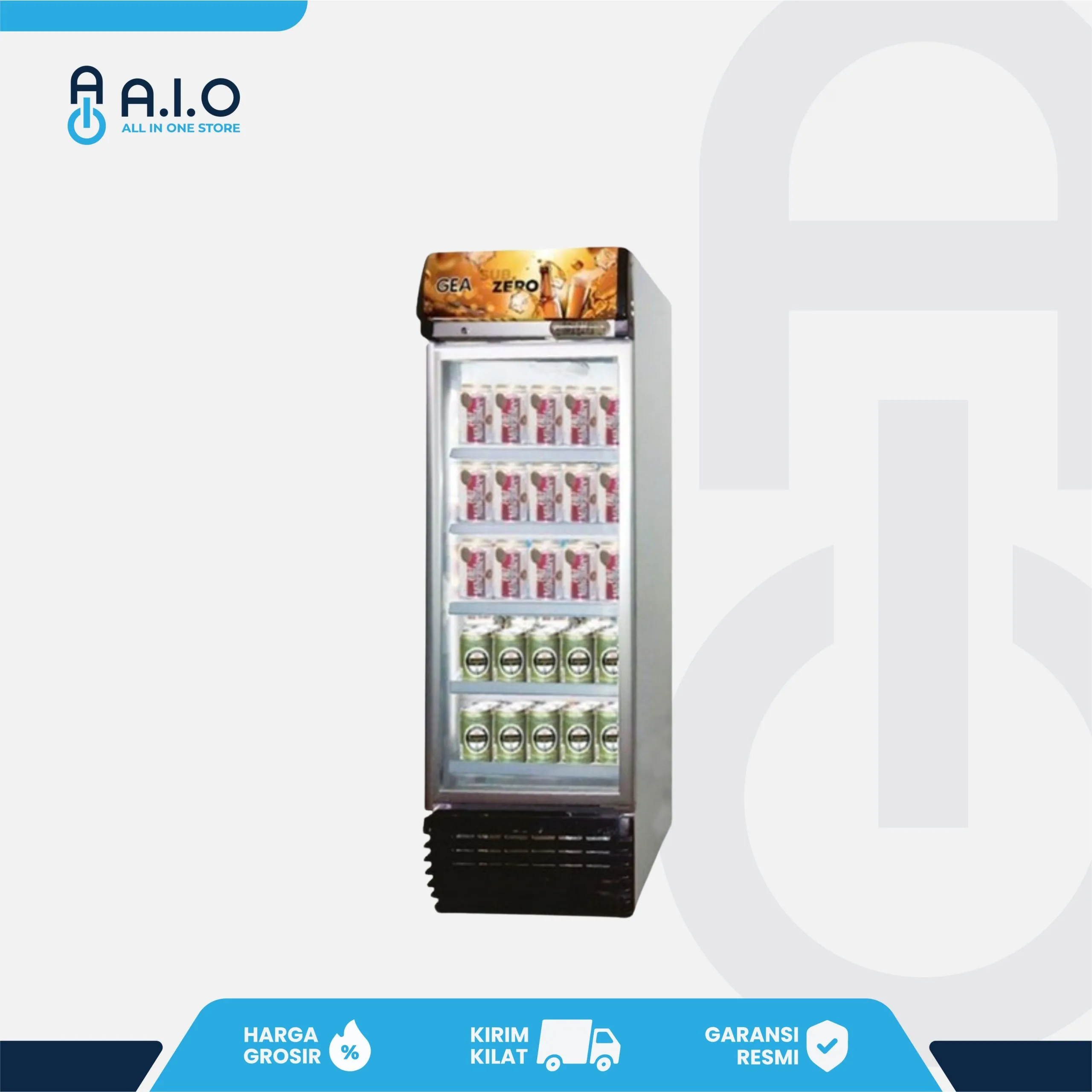 GEA - SHOWCASE 1 PINTU 400 L - EXPO 500BC