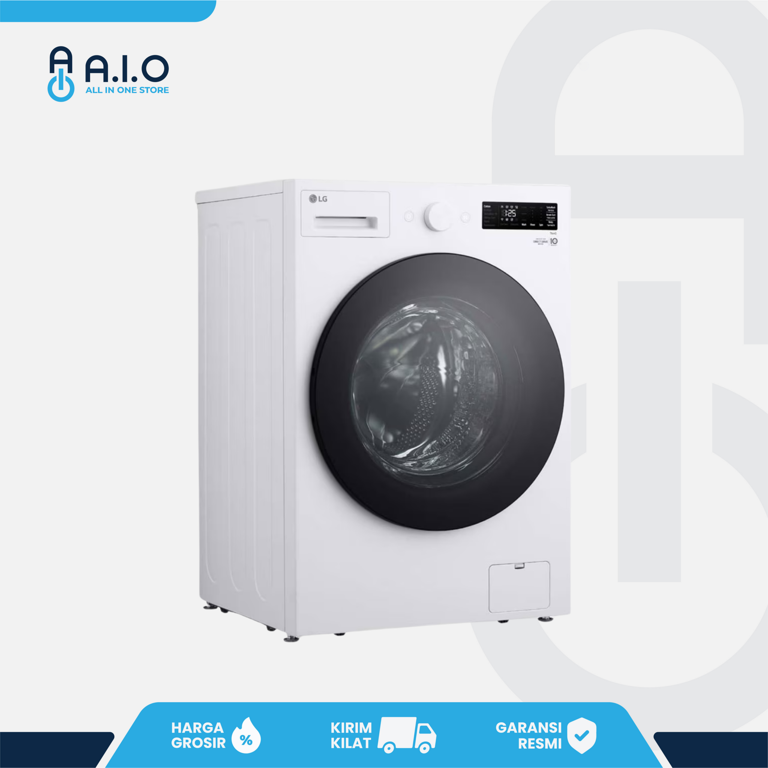 LG - MESIN CUCI FRONT LOADING 15 KG - F2515SNEW1 4 LG - MESIN CUCI FRONT LOADING 15 KG - F2515SNEW1 - Gambar 4