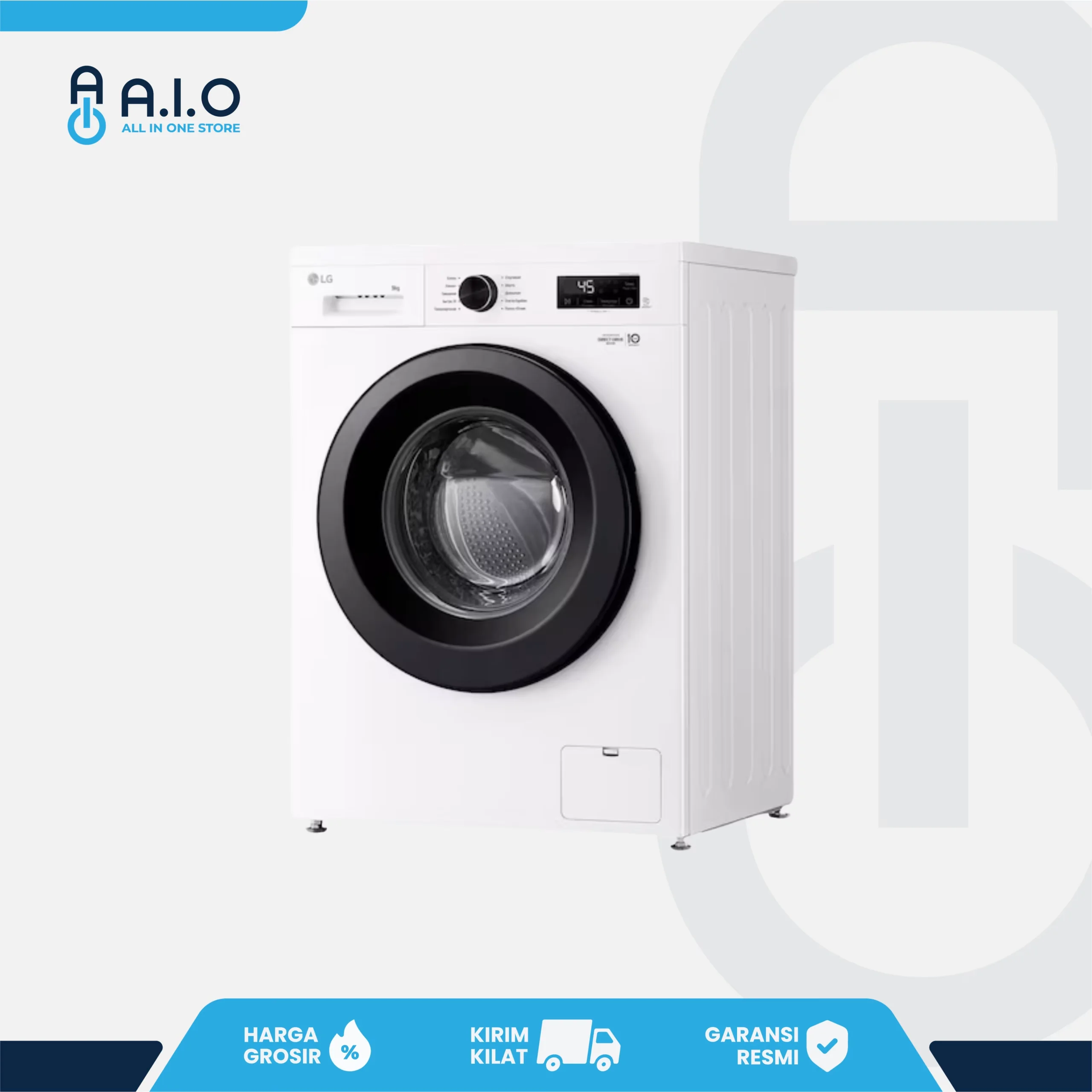 LG - MESIN CUCI FRONT LOADING 7 KG - FB1207S6WB - Gambar 3