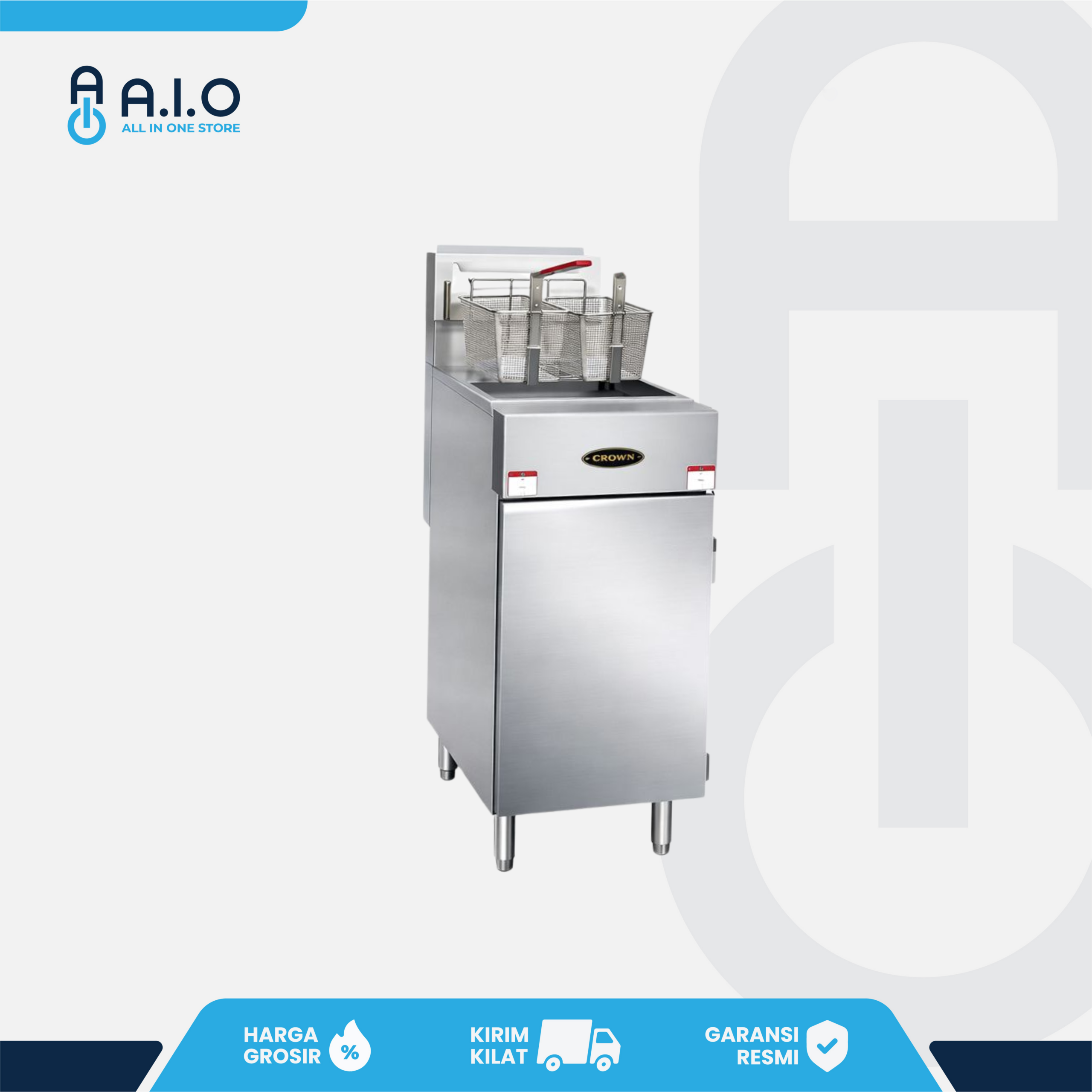 CROWN - STANDING GAS FRYER - FGC 400 1 CROWN - STANDING GAS FRYER - FGC 400