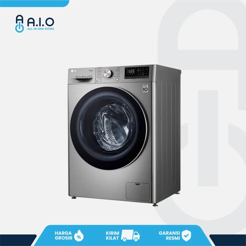LG - MESIN CUCI FRONT LOADING 8.5 KG - FV1285S3VS
