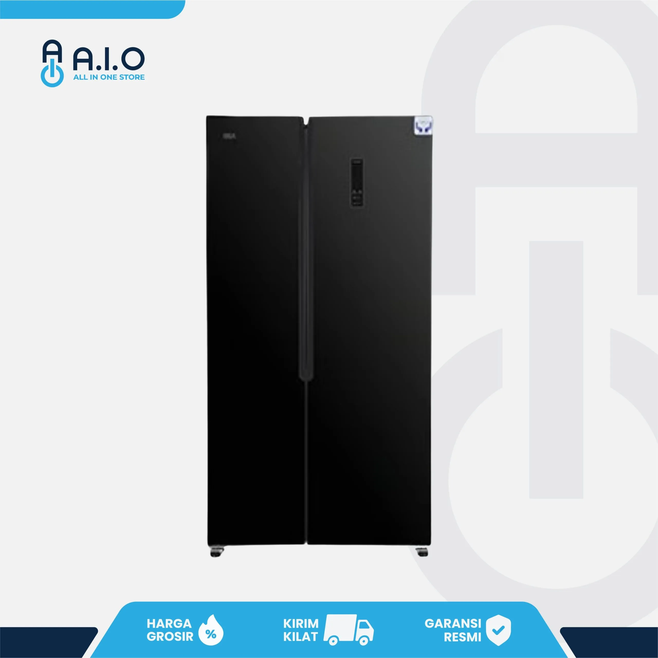 GEA - KULKAS SIDE BY SIDE 178 L - G2D 472R BLACK