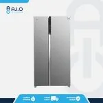 G2D 472R INOX FRONT GEA - KULKAS SIDE BY SIDE 472 L - G2D 472R INOX