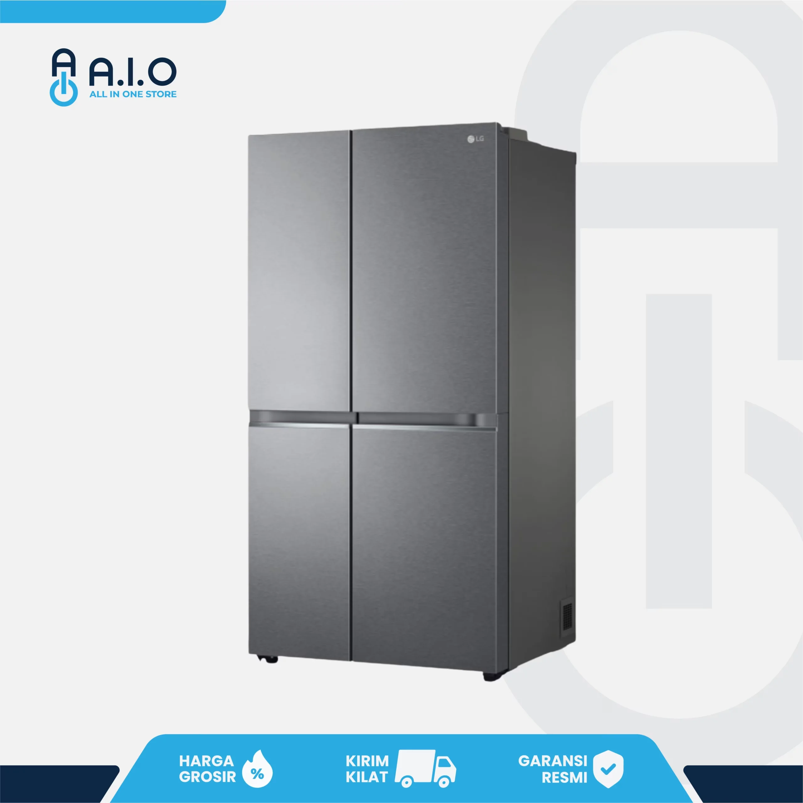 LG - KULKAS SIDE BY SIDE 643 L - GC B257SQYL 2 LG - KULKAS SIDE BY SIDE 643 L - GC B257SQYL - Image 2
