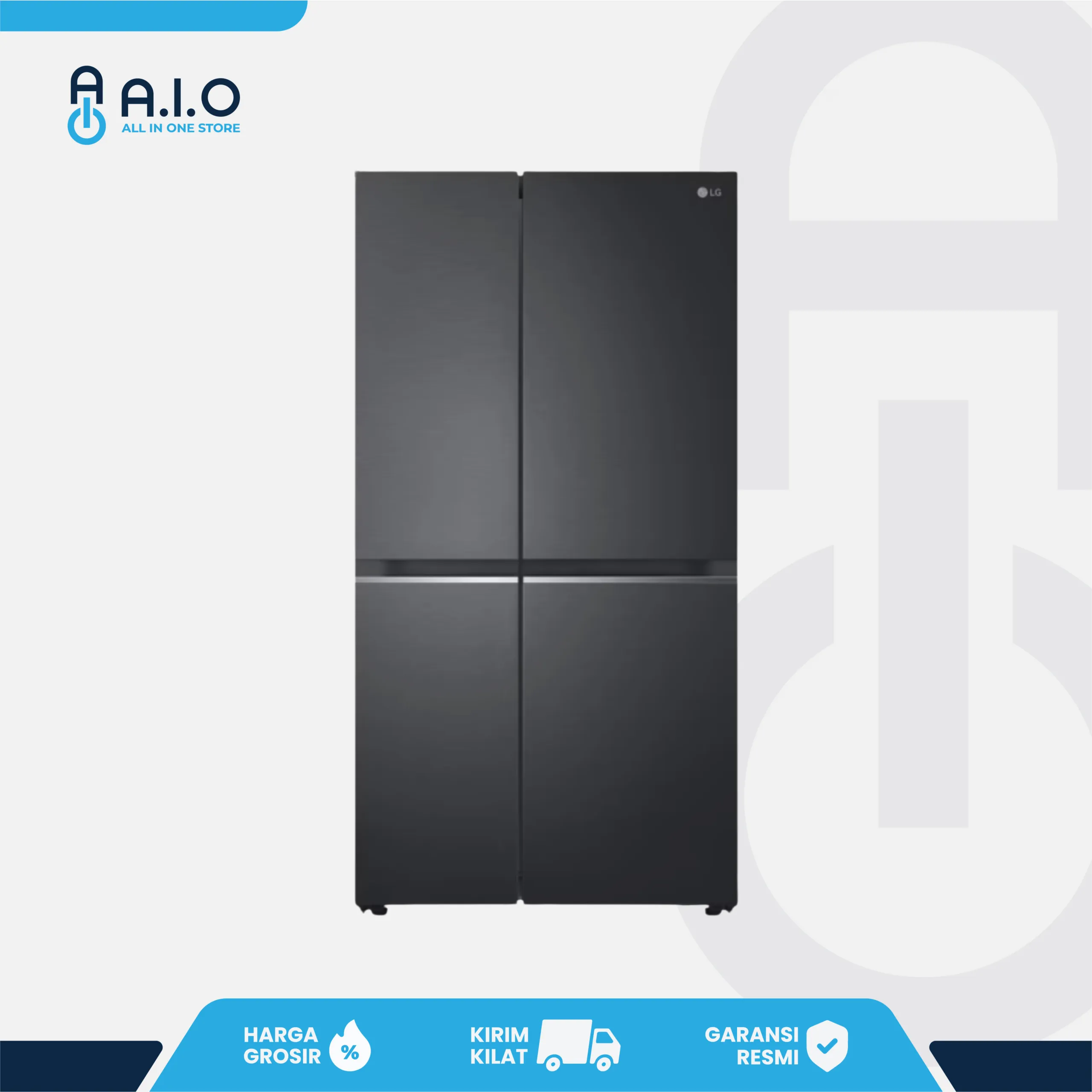 LG - KULKAS SIDE BY SIDE 694 L - GC B257SQZL