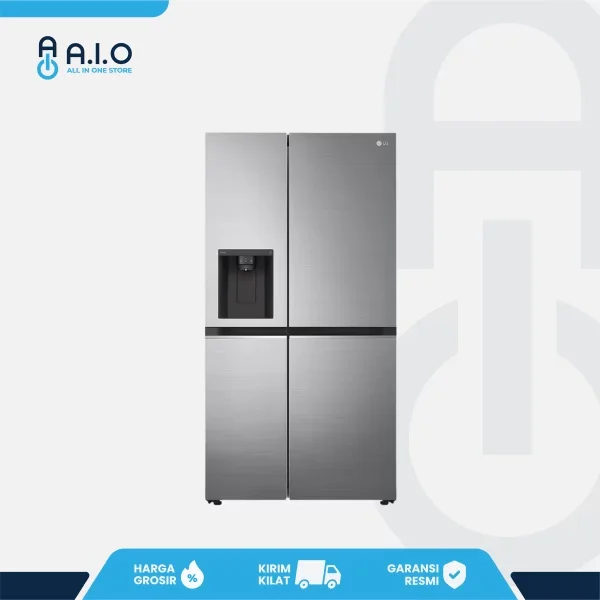 LG - KULKAS SIDE BY SIDE INVERTER 674 L - GC L257SLNL