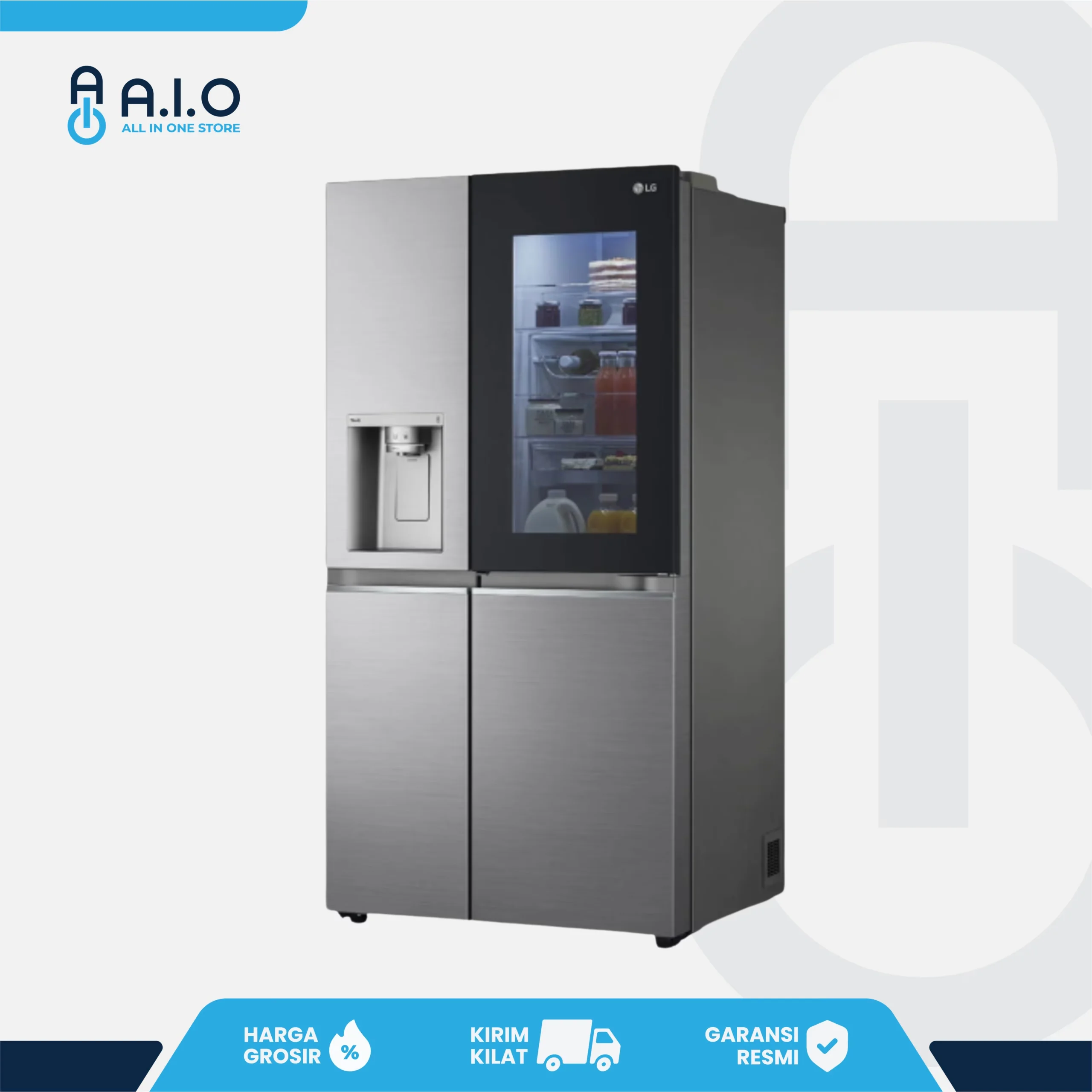 LG - KULKAS SIDE BY SIDE 635 L - GC X257CSEW 3 LG - KULKAS SIDE BY SIDE 635 L - GC X257CSEW - Gambar 3