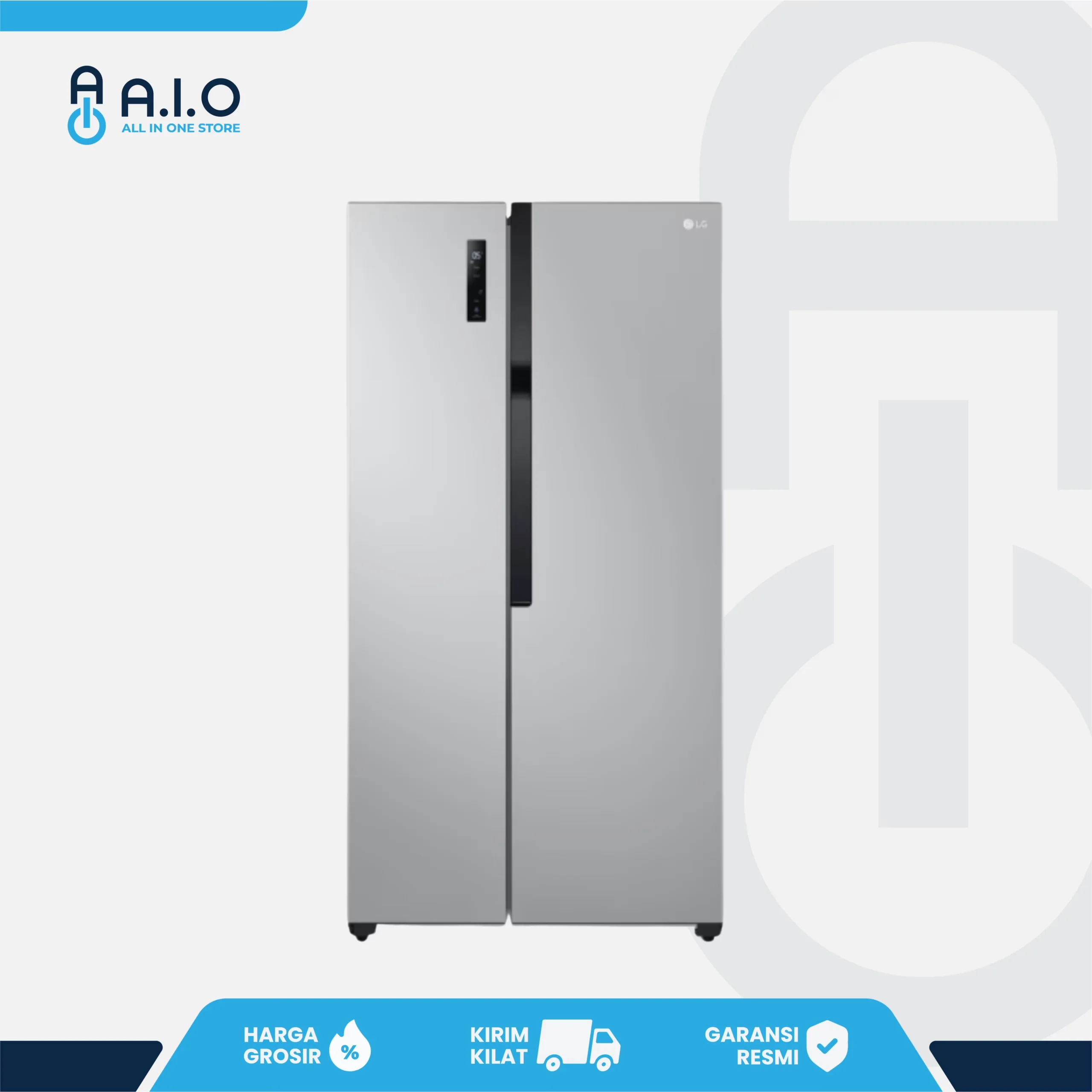 LG - KULKAS SIDE BY SIDE INVERTER 509 L - GCFB507PQAM 1 LG - KULKAS SIDE BY SIDE INVERTER 509 L - GCFB507PQAM