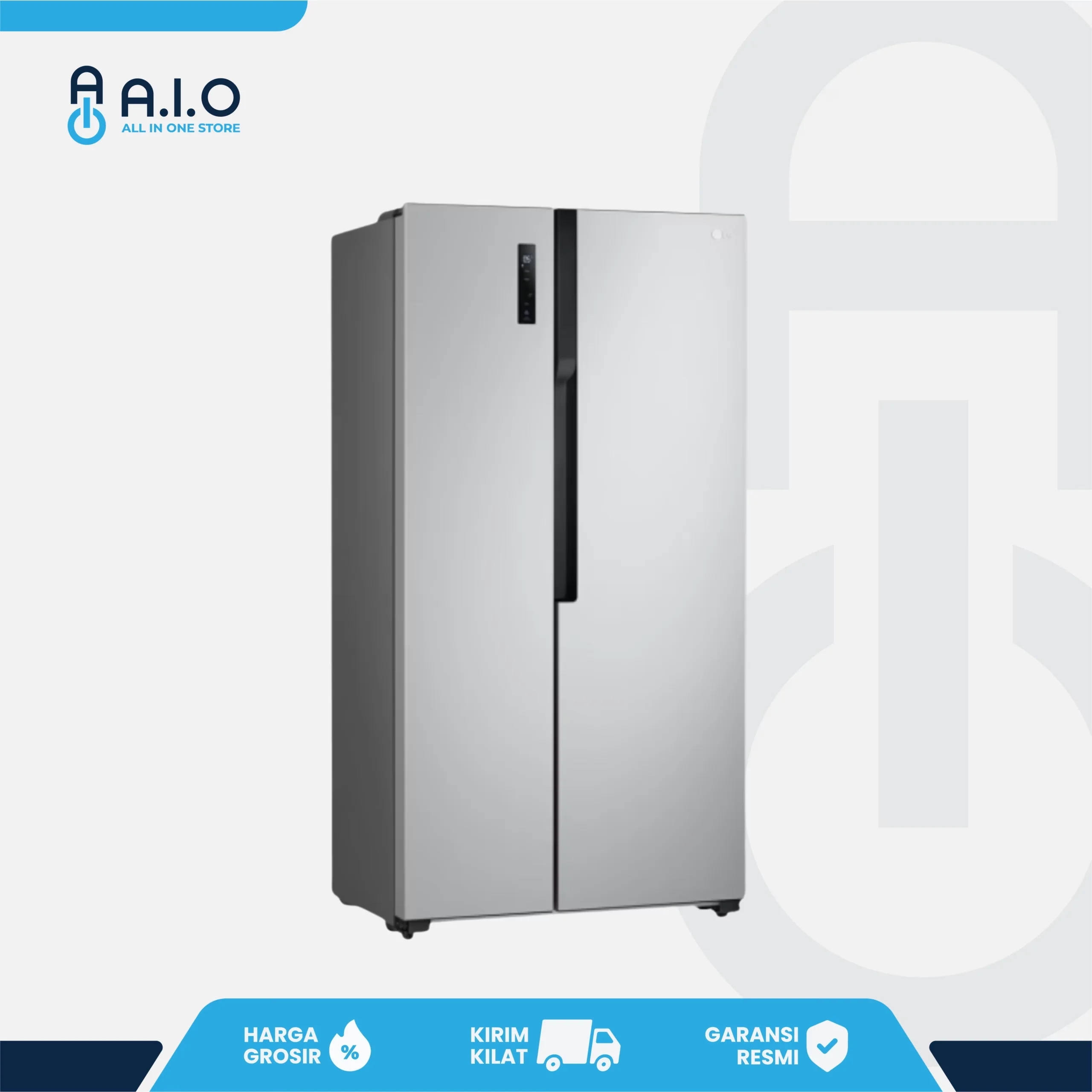 LG - KULKAS SIDE BY SIDE INVERTER 509 L - GCFB507PQAM 2 LG - KULKAS SIDE BY SIDE INVERTER 509 L - GCFB507PQAM - Gambar 2