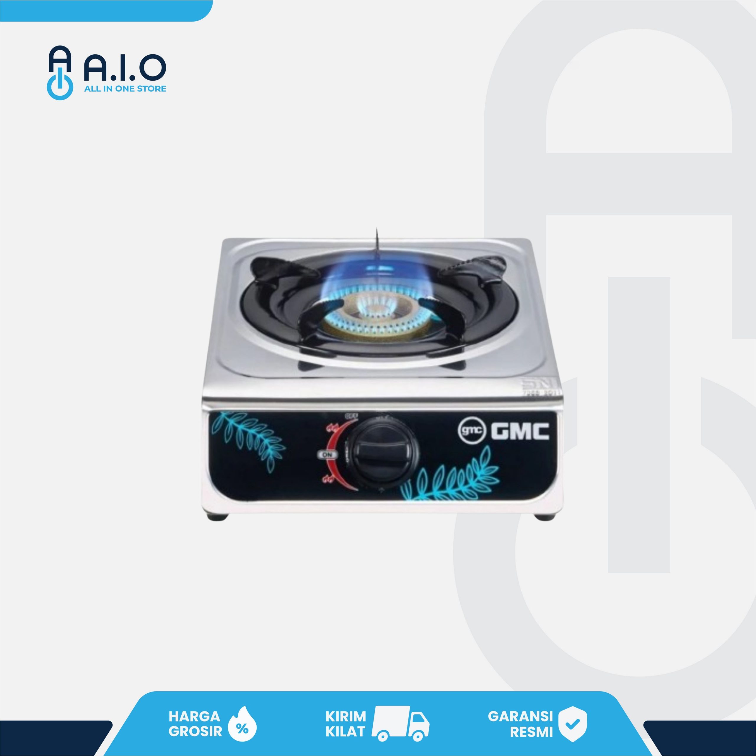 GMC - KOMPOR GAS TAINLESS 1 TUNGKU - GMC 111