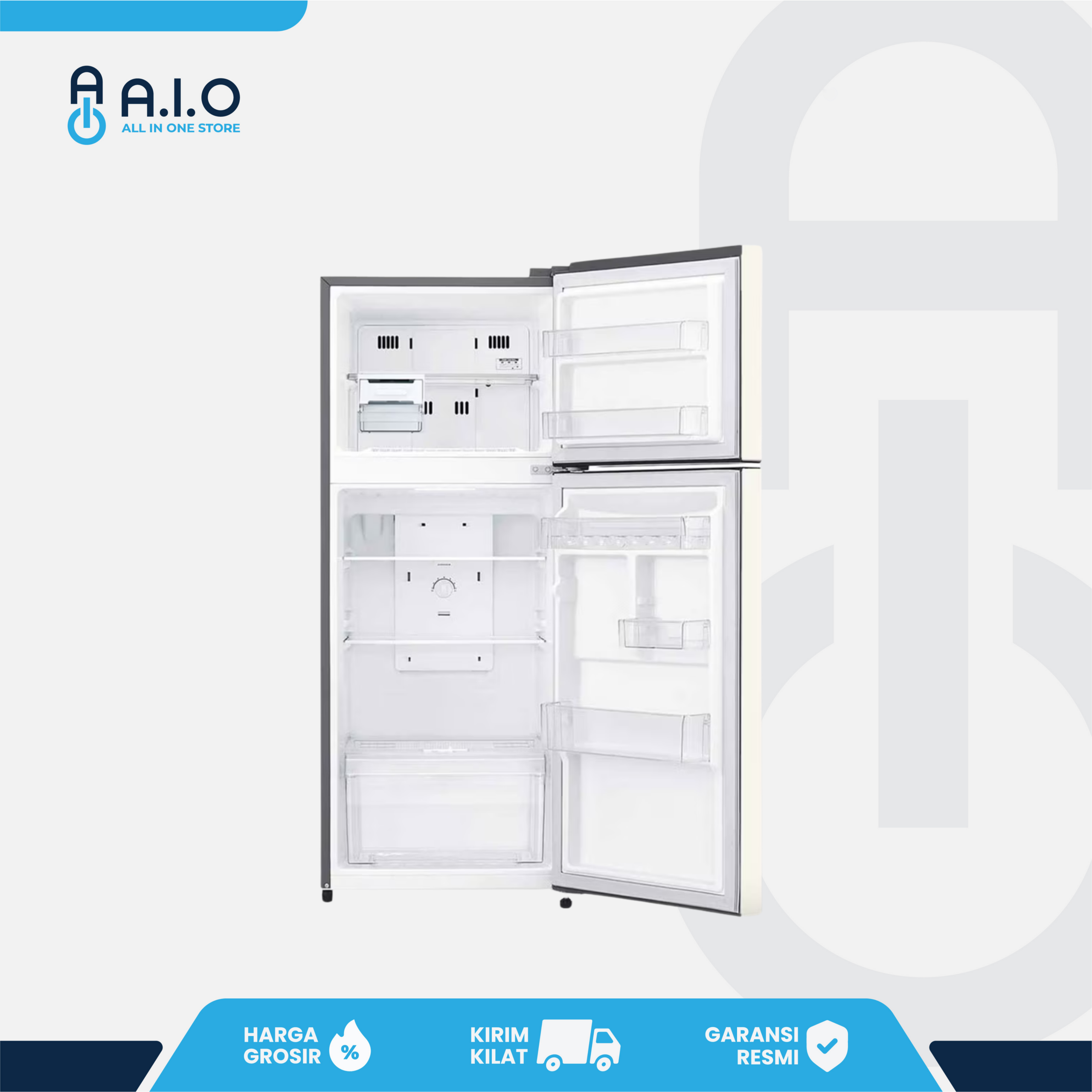 LG - KULKAS 2 PINTU INVERTER 187 L - GN B195SQBN 3 LG - KULKAS 2 PINTU INVERTER 187 L - GN B195SQBN - Gambar 3
