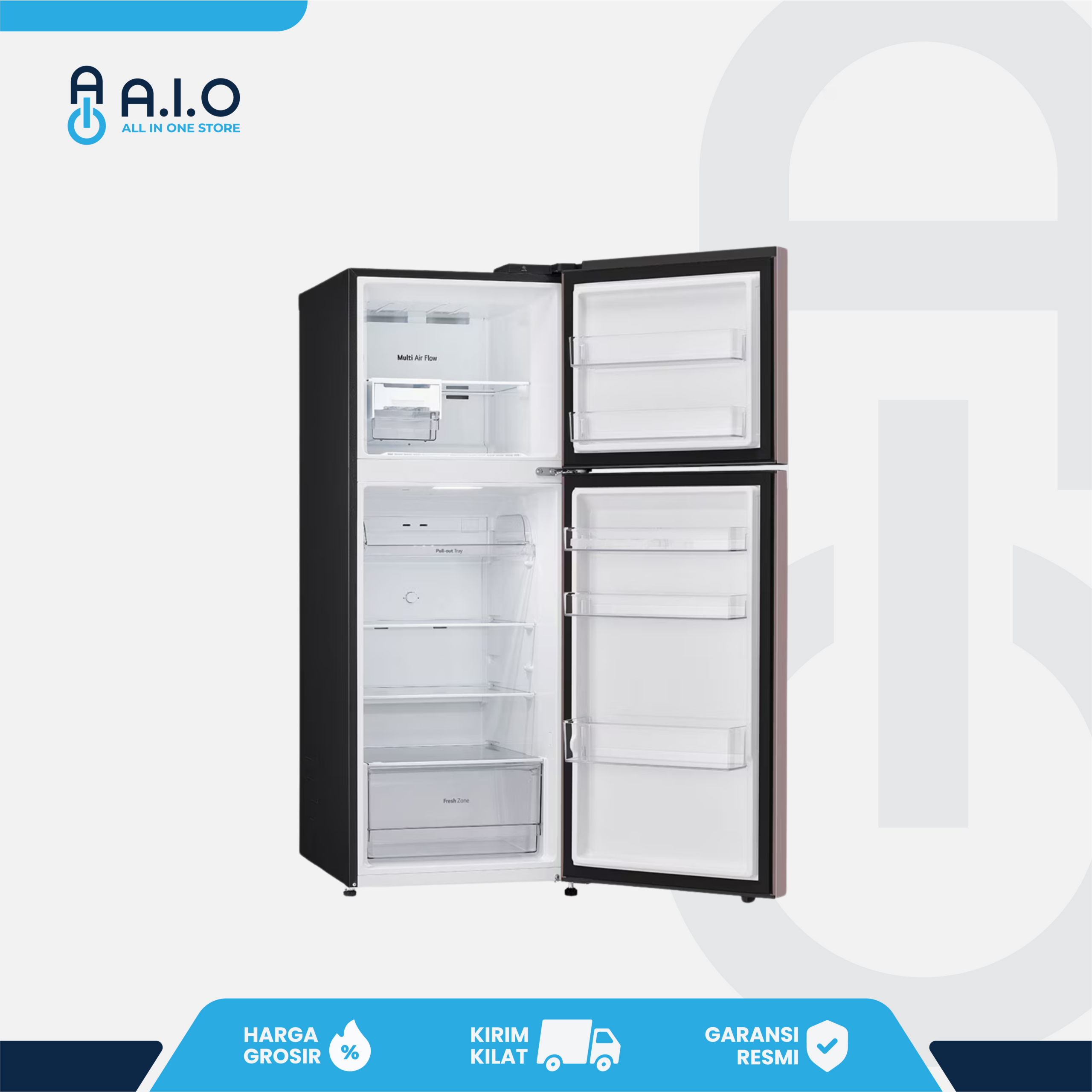 LG - KULKAS 2 PINTU INVERTER 315 L - GN B312PQGB 2 LG - KULKAS 2 PINTU INVERTER 315 L - GN B312PQGB - Gambar 2