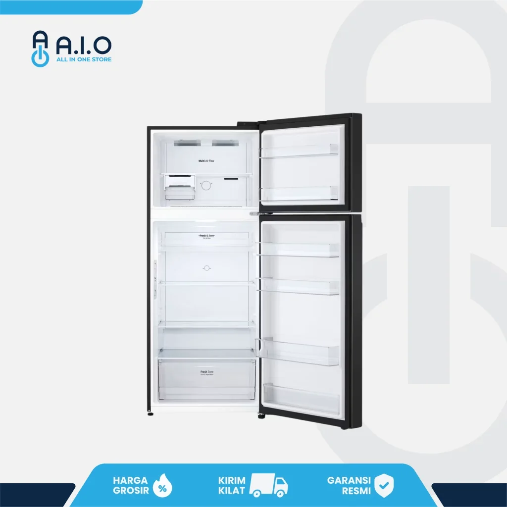 LG - KULKAS 2 PINTU INVERTER 375 L - GN B372PQFB
