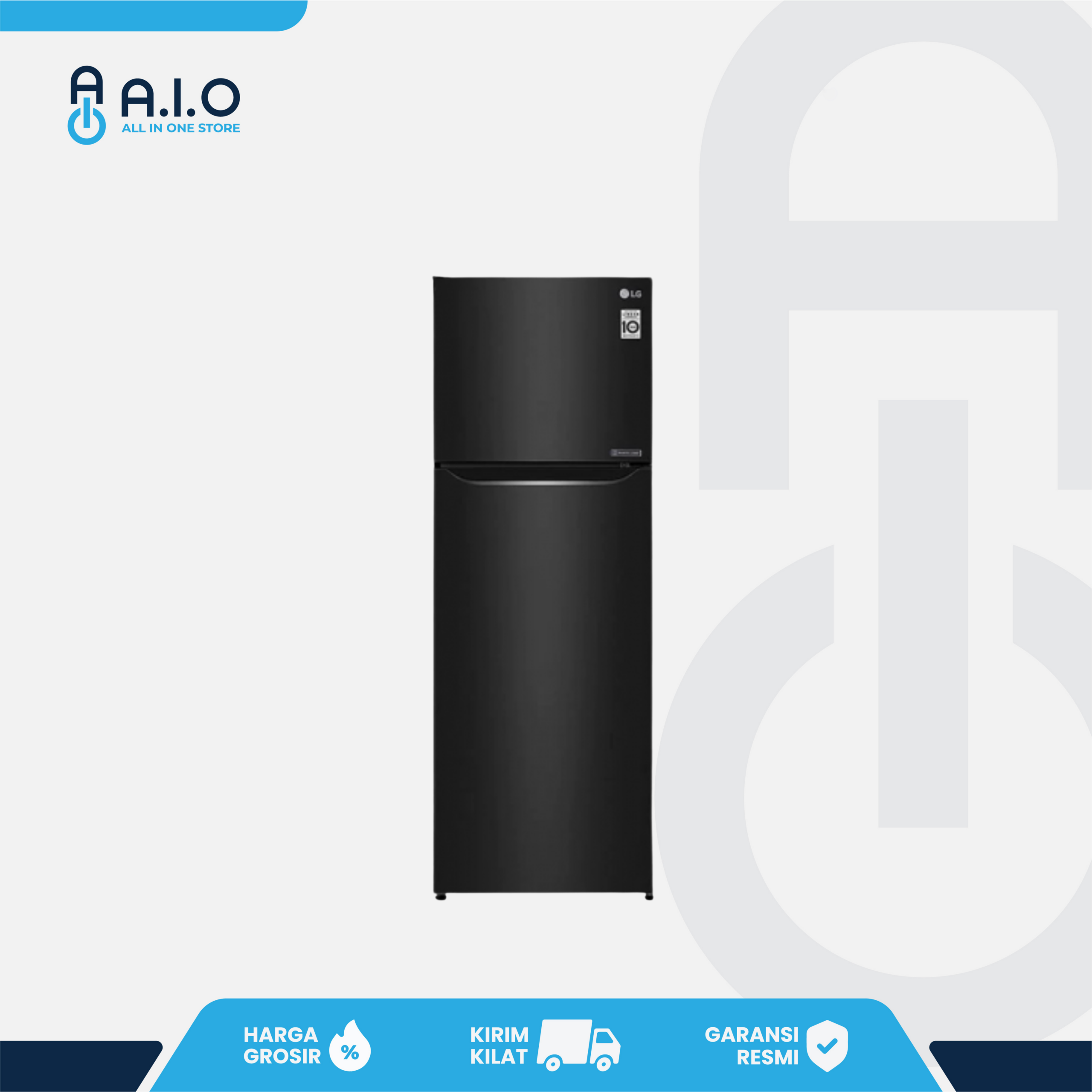 LG - KULKAS 2 PINTU 312 L - GN G372SXCB 1 LG - KULKAS 2 PINTU 312 L - GN G372SXCB