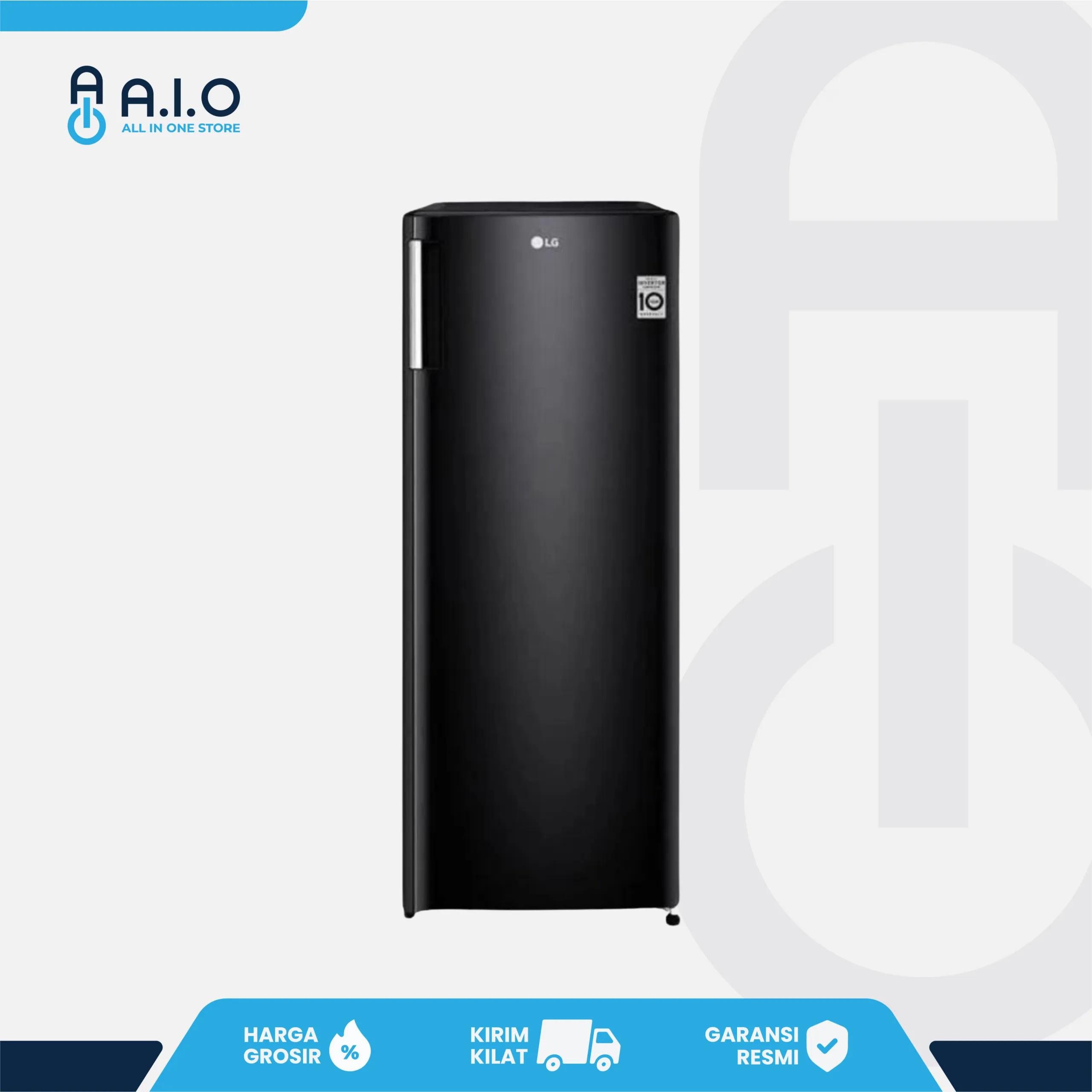 LG - FREEZER INVERTER 6 RAK 171 L - GN INV304BK