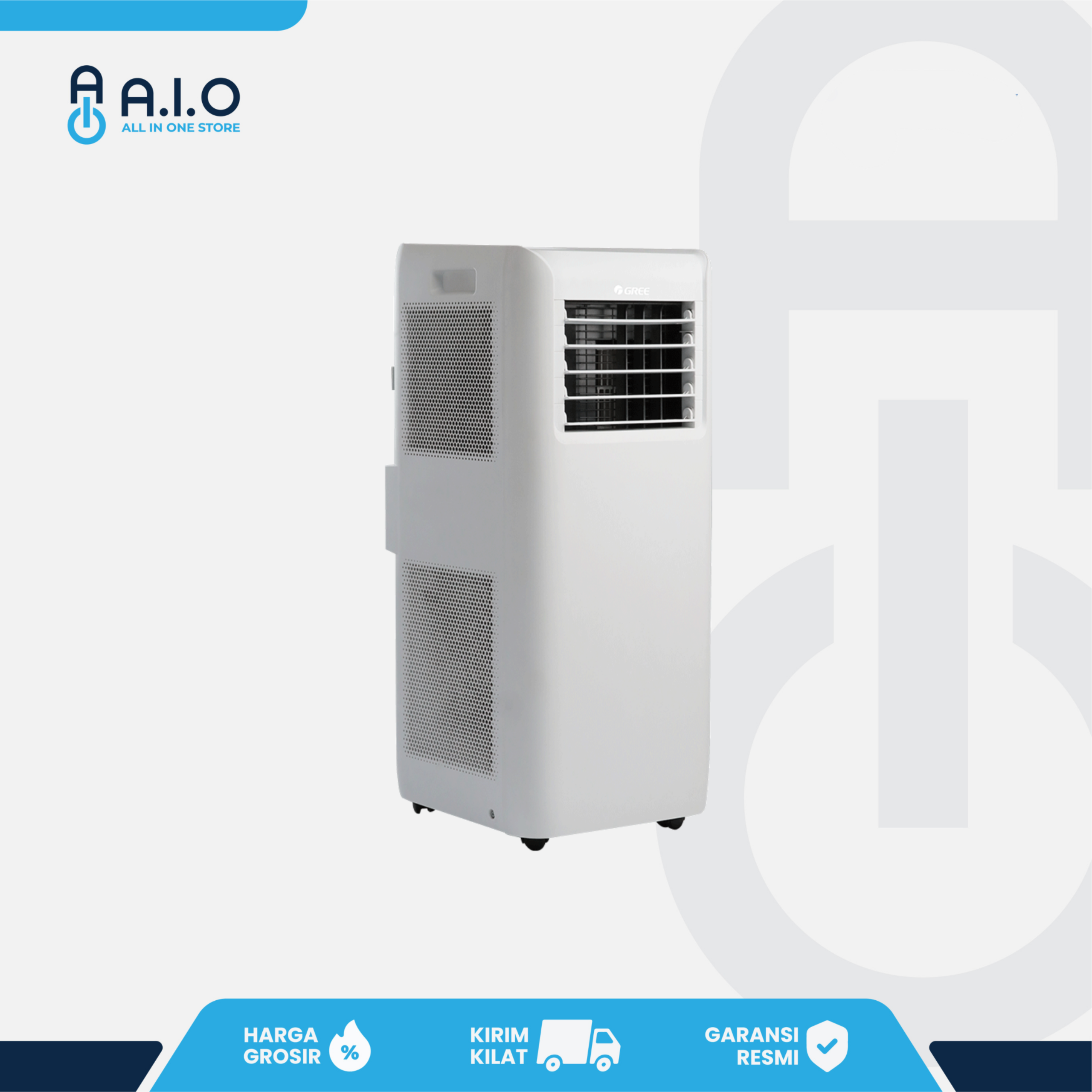 GREE - AC PORTABLE 1 PK - GPC 09P2 2 GREE - AC PORTABLE 1 PK - GPC 09P2 - Gambar 2