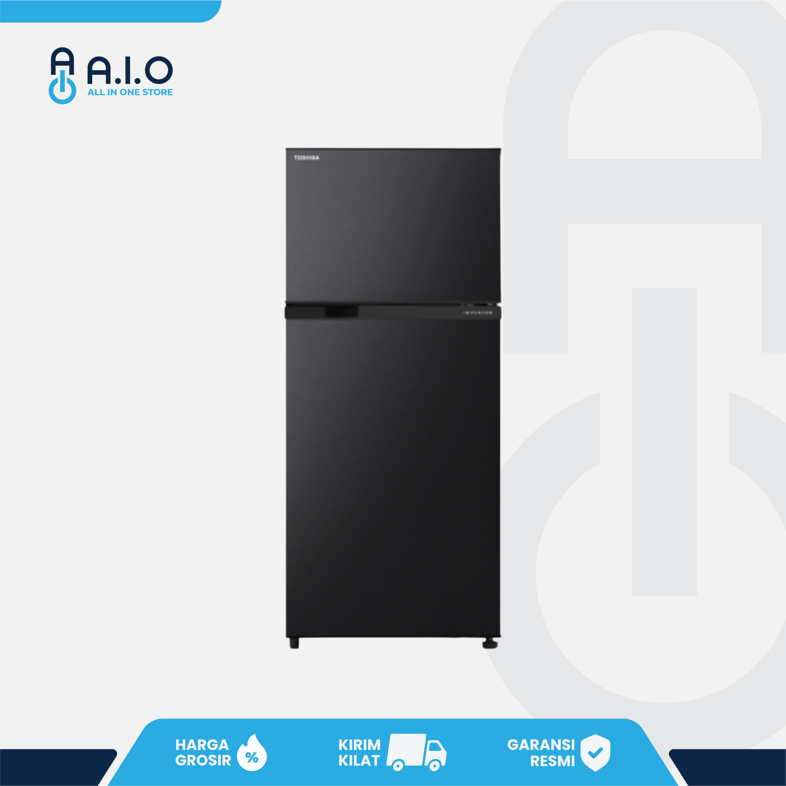 TOSHIBA - KULKAS 2 PINTU 180 L - GR B22IS