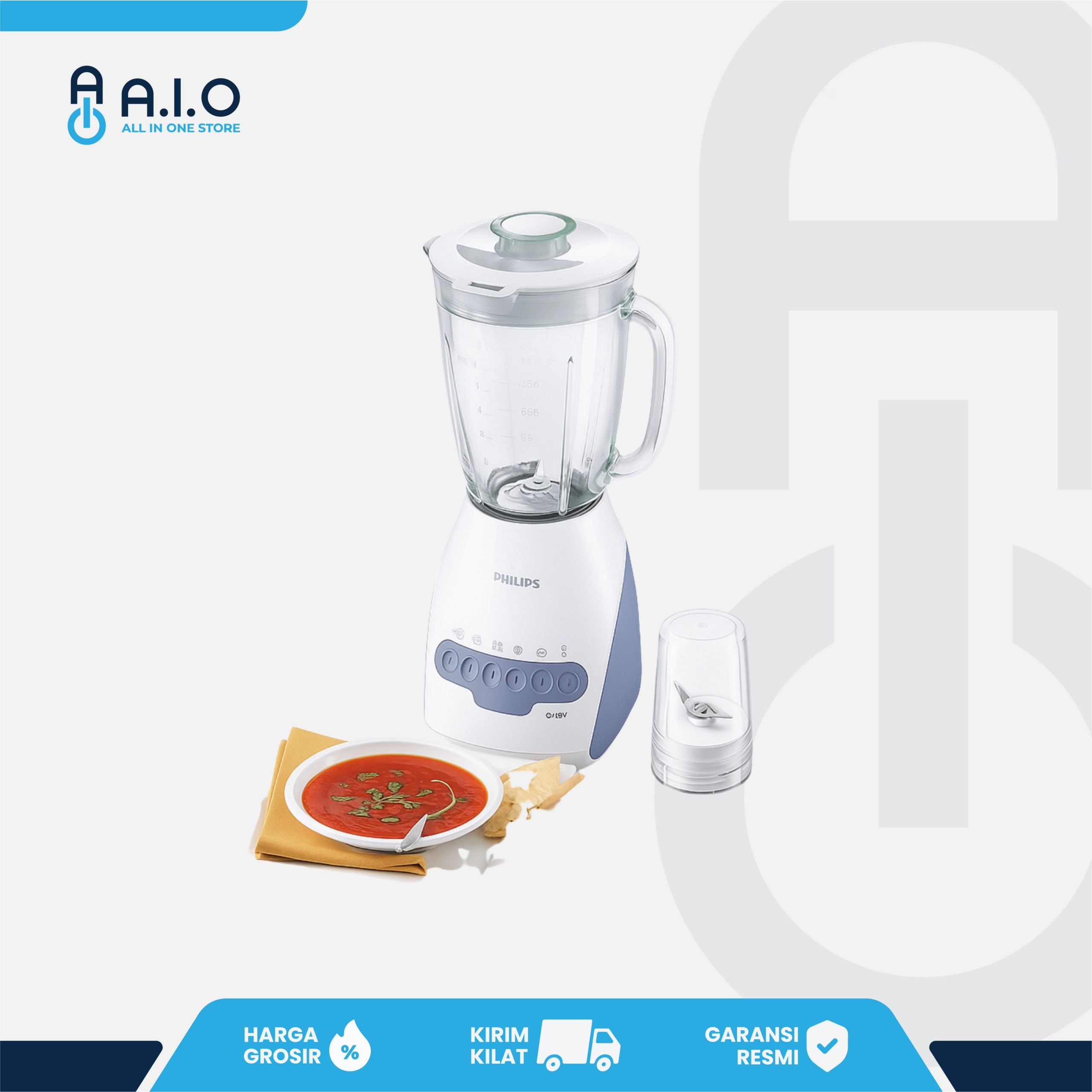 PHILIPS - BLENDER KACA - HR 2116/00