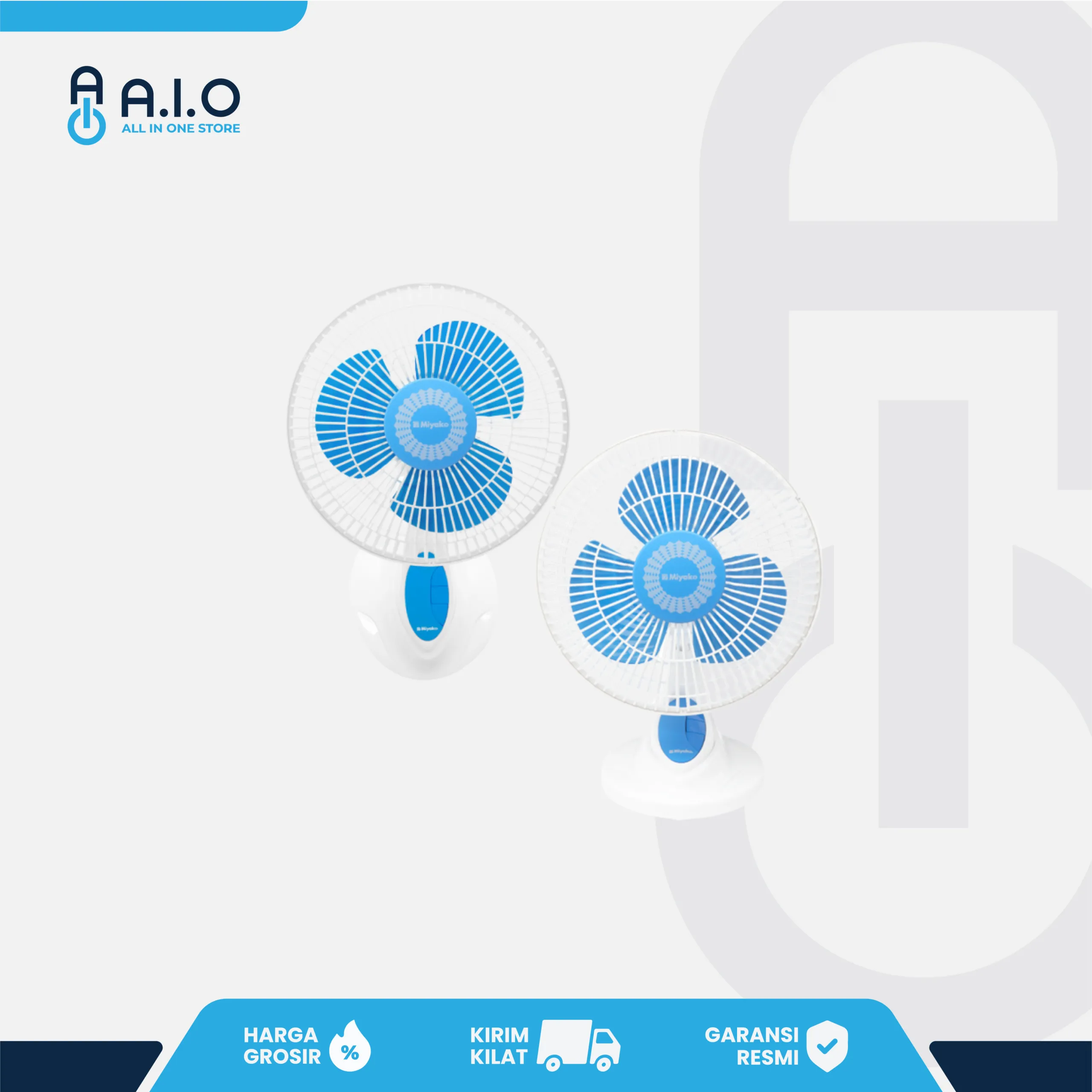 MIYAKO - WALL/DESK FAN - KAD 927BGB