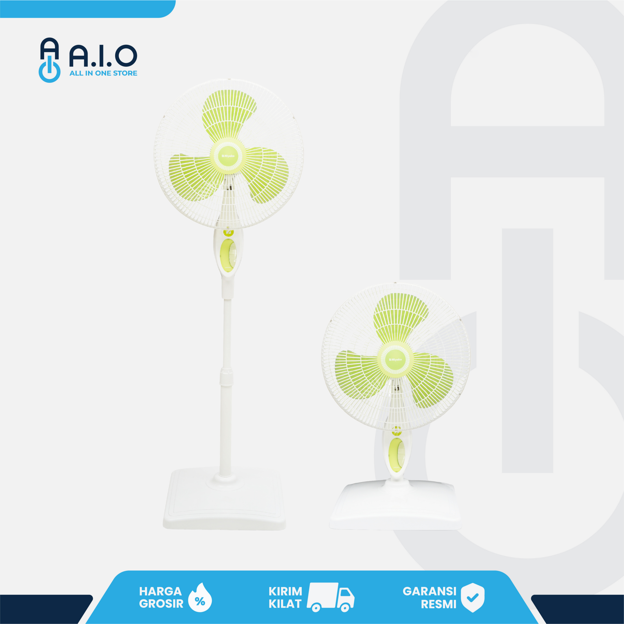 MIYAKO - STAND FAN - KAS 1627KB PL