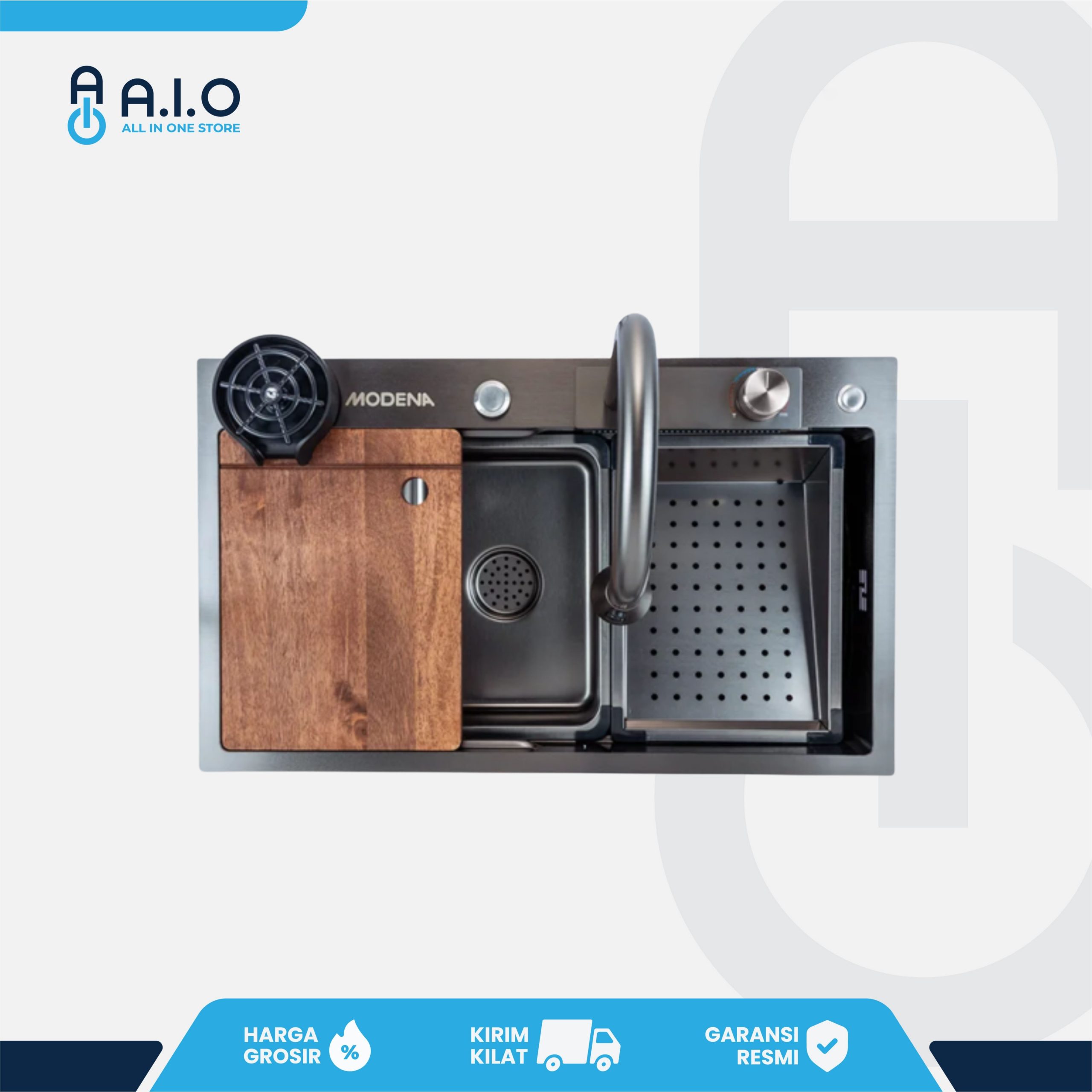 MODENA - MULTIFUNCTION SINK - KS 3190 HTGM