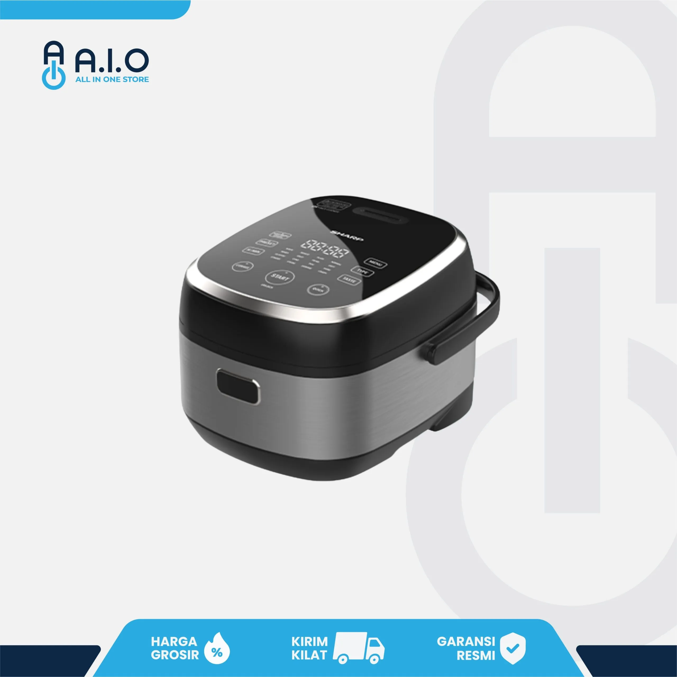 SHARP - 8 IN 1 RICE COOKER 1.8 L - KS DI18 SL 2 SHARP - 8 IN 1 RICE COOKER 1.8 L - KS DI18 SL - Image 2