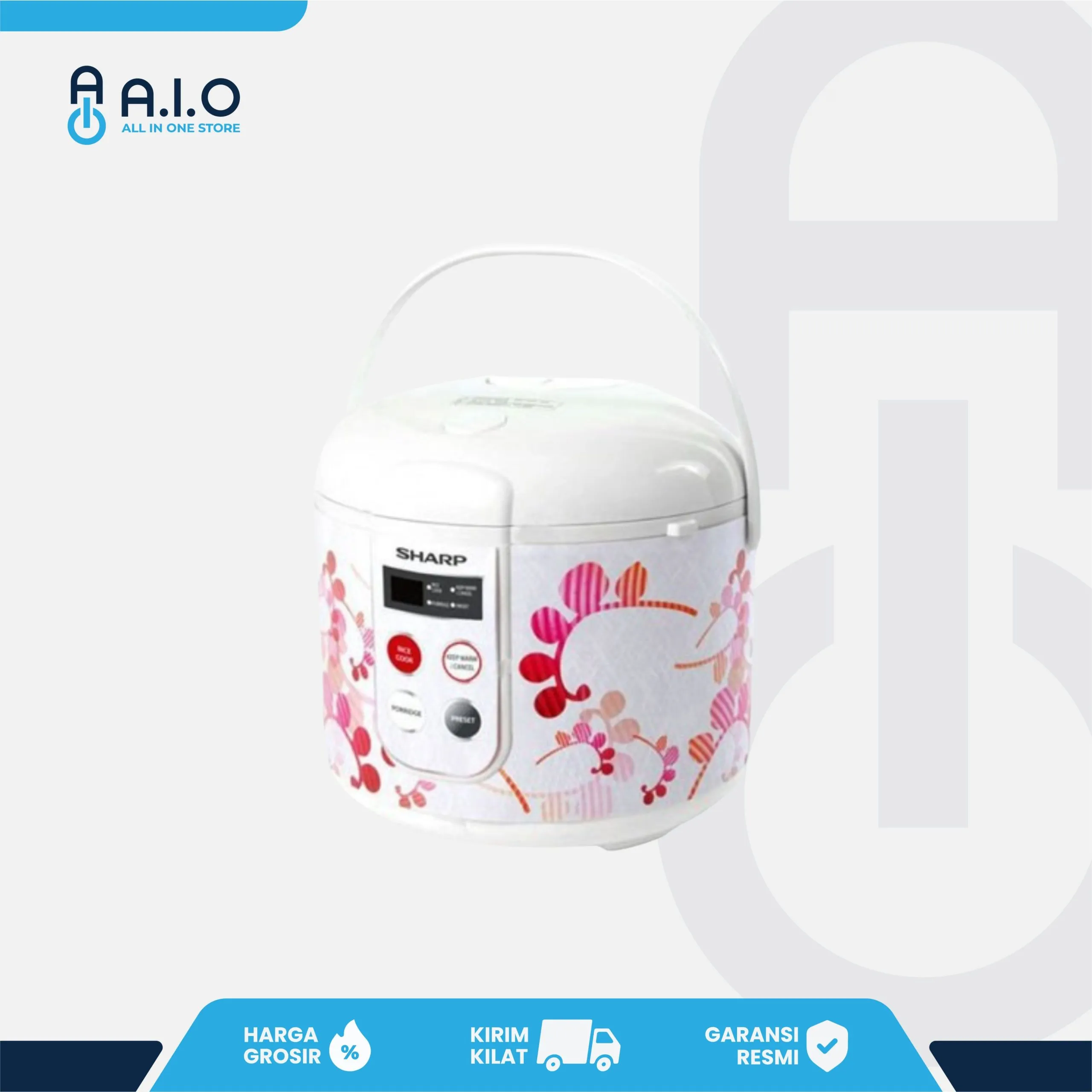 SHARP - RICE COOKER 1.8 L - KS T18TL RD 1 SHARP - RICE COOKER 1.8 L - KS T18TL RD