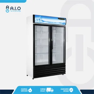 CROWN - SHOWCASE CHILLER 2 PINTU 1000 L - LG 1000