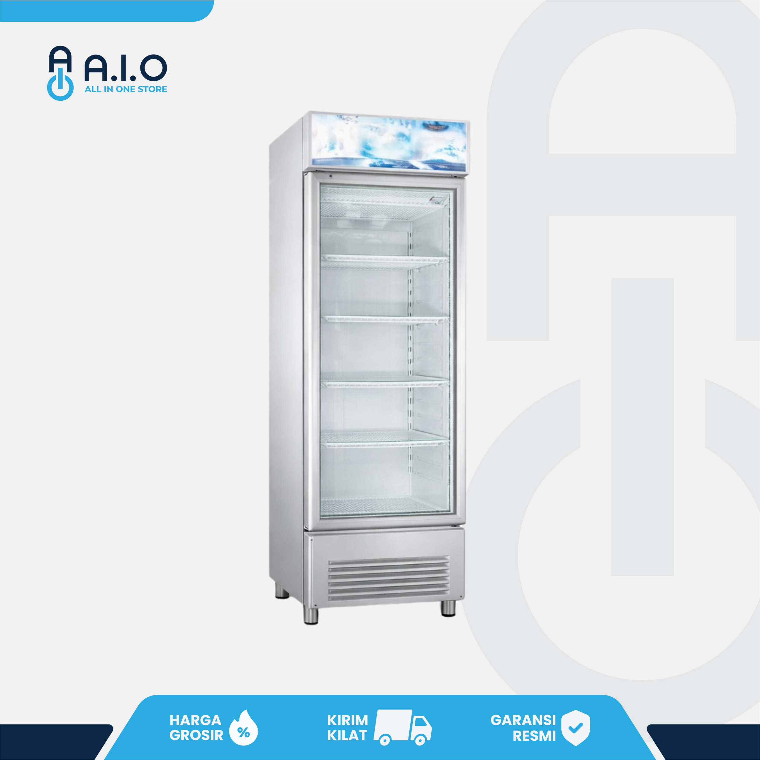 CROWN - SHOWCASE CHILLER 1 PINTU 236 L - LG 236MF 1 CROWN - SHOWCASE CHILLER 1 PINTU 236 L - LG 236MF