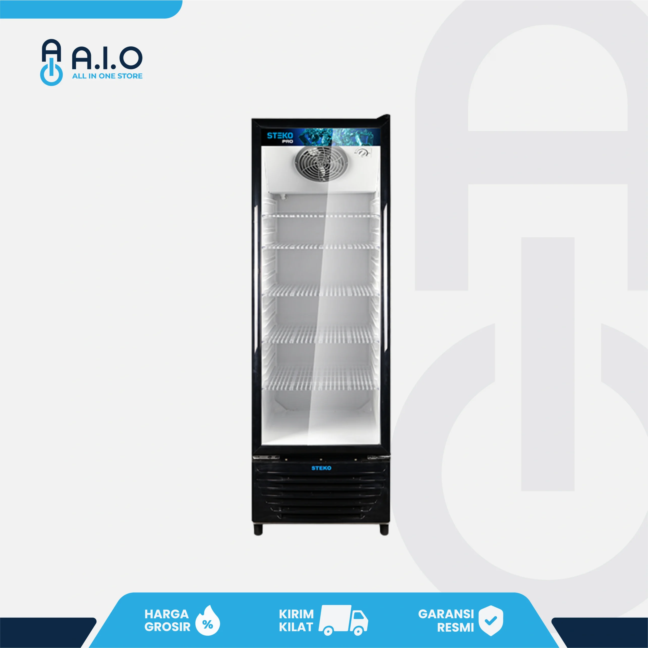 STEKO - SHOWCASE 1 PINTU 280 L - LG 300 1 STEKO - SHOWCASE 1 PINTU 280 L - LG 300