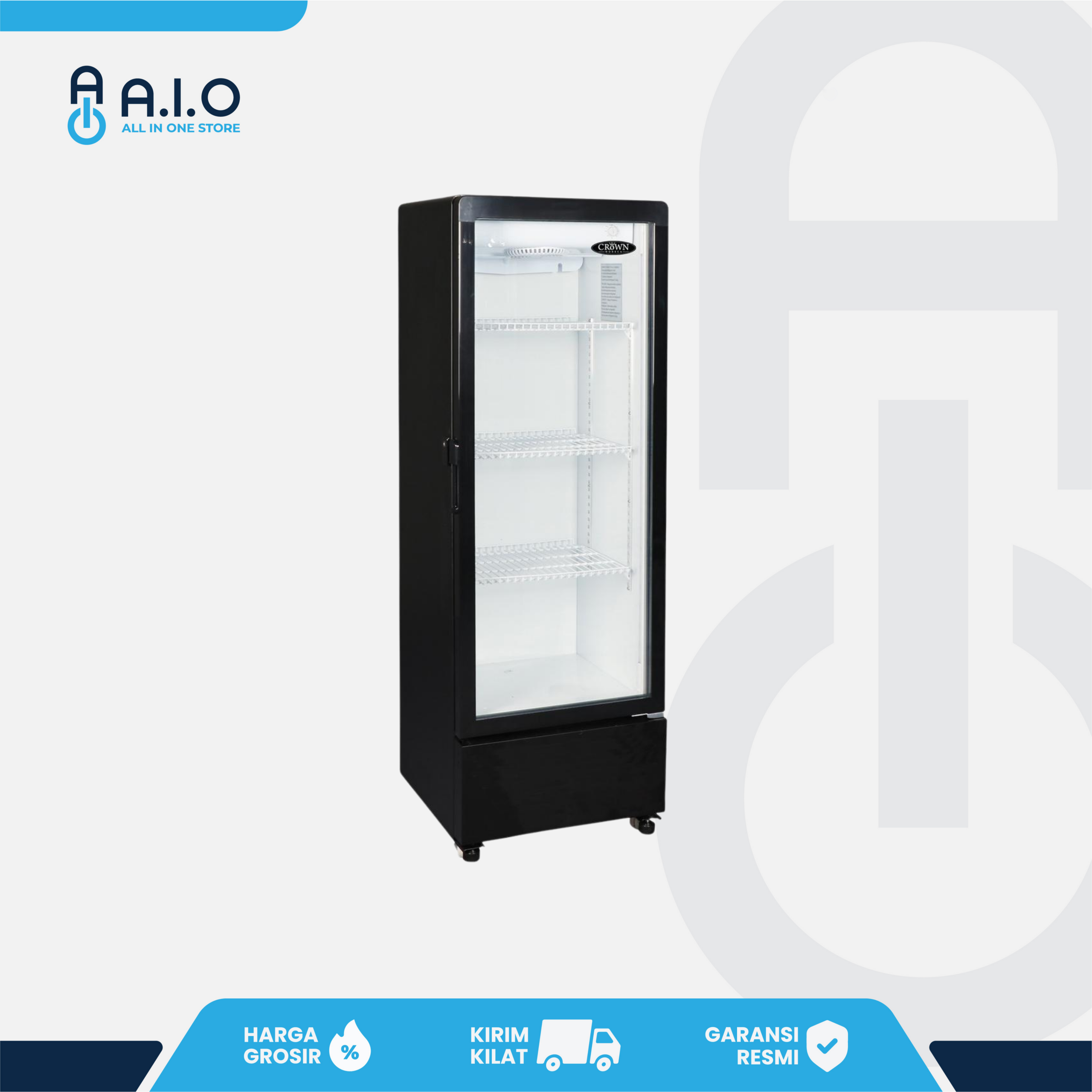 CROWN - SHOWCASE CHILLER 1 PINTU 390 L - LG 390 1 CROWN - SHOWCASE CHILLER 1 PINTU 390 L - LG 390