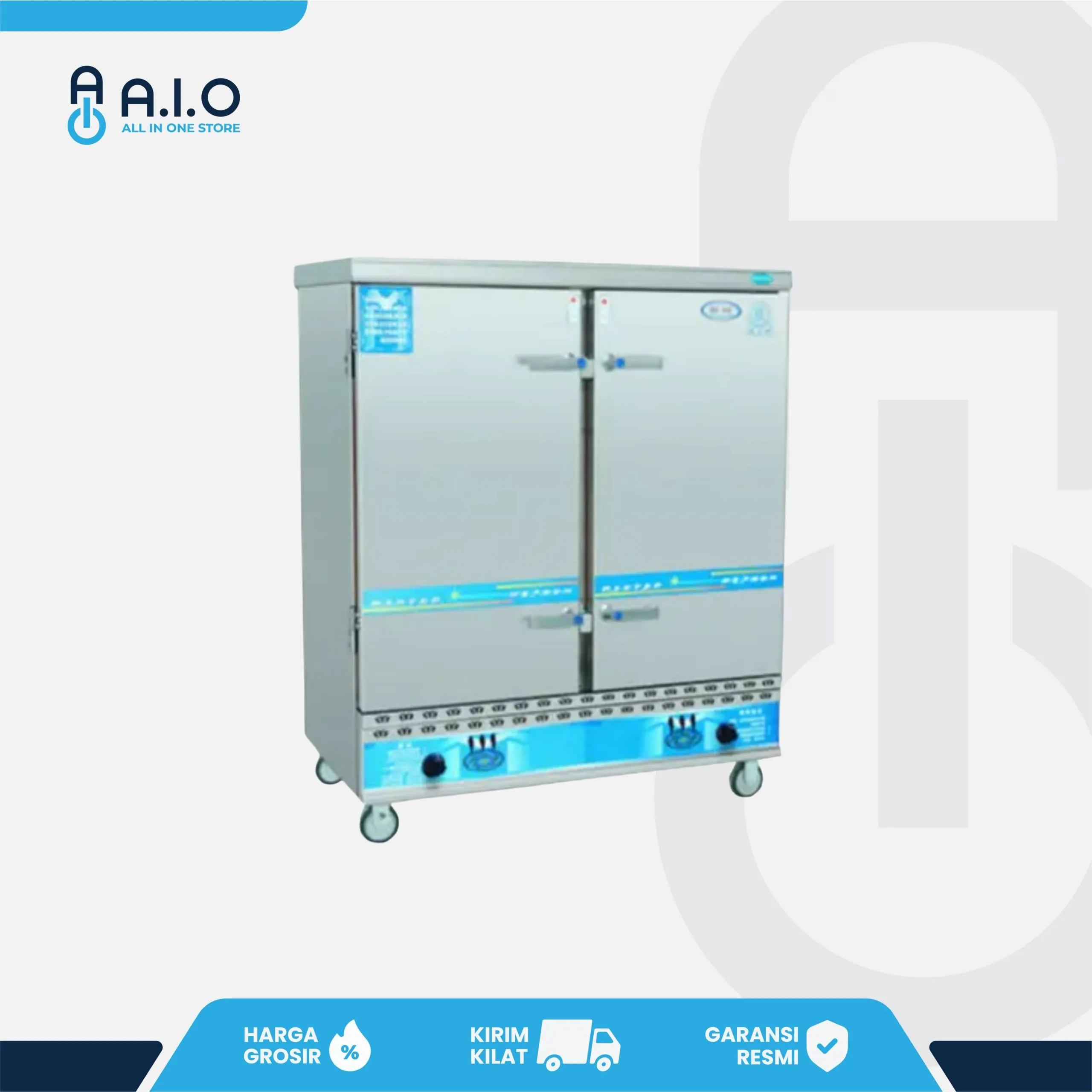 CROWN - GAS RICE STEAMER 24 TRAYS - MCR 24