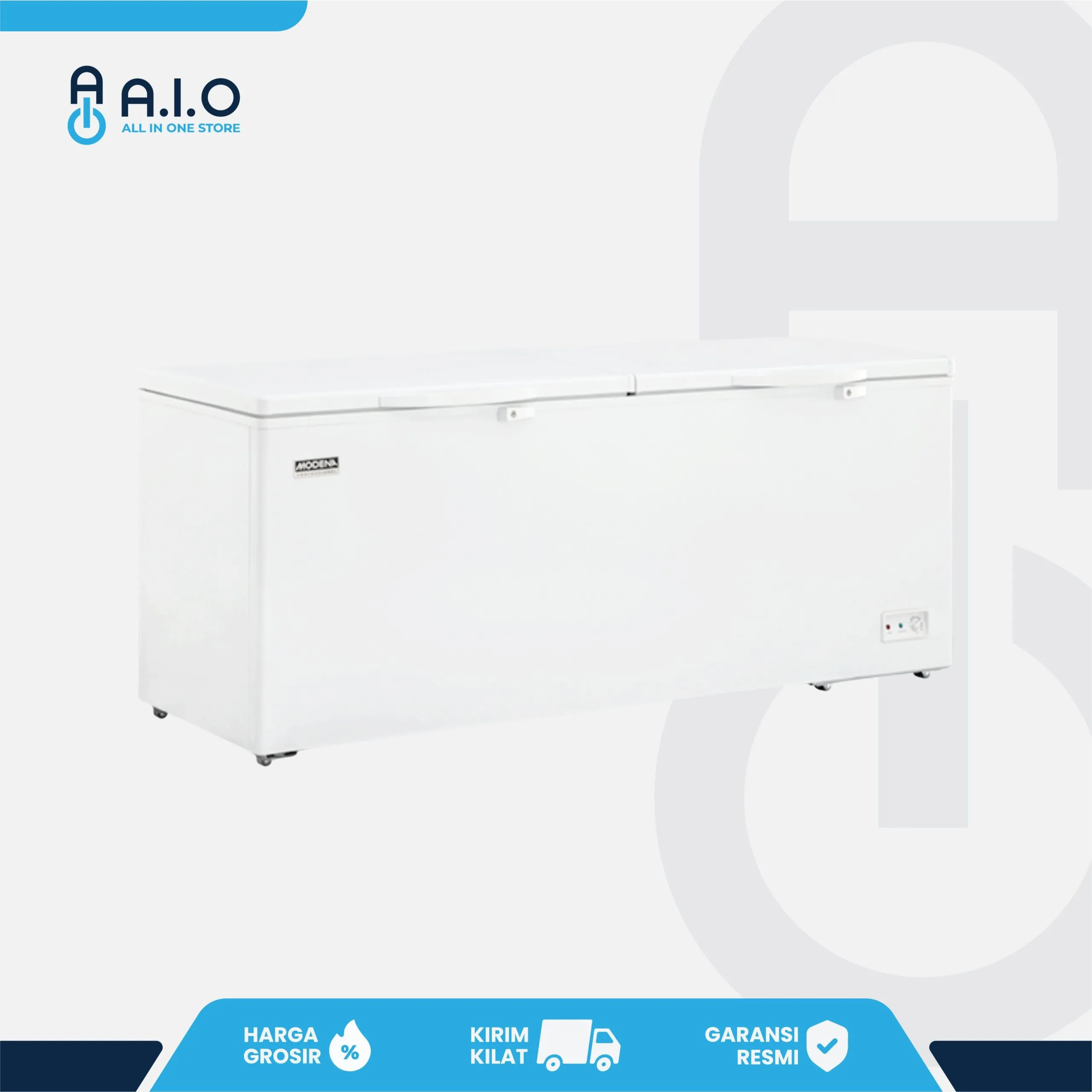 MODENA - CHEST FREEZER 2 PINTU 530 L - MD 0530 TLWH